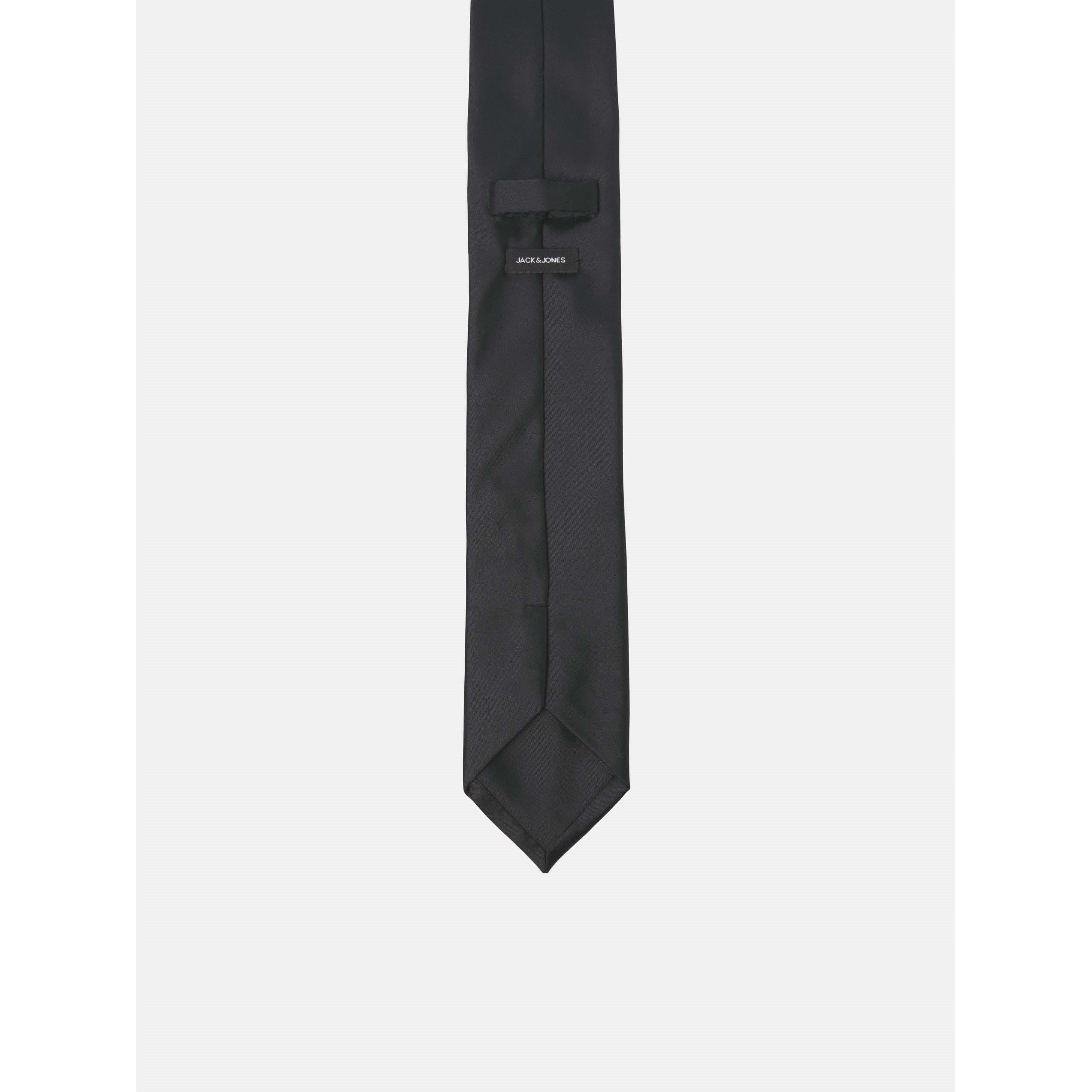Black - Jack and Jones - Solid Neck Tie Mens - 2
