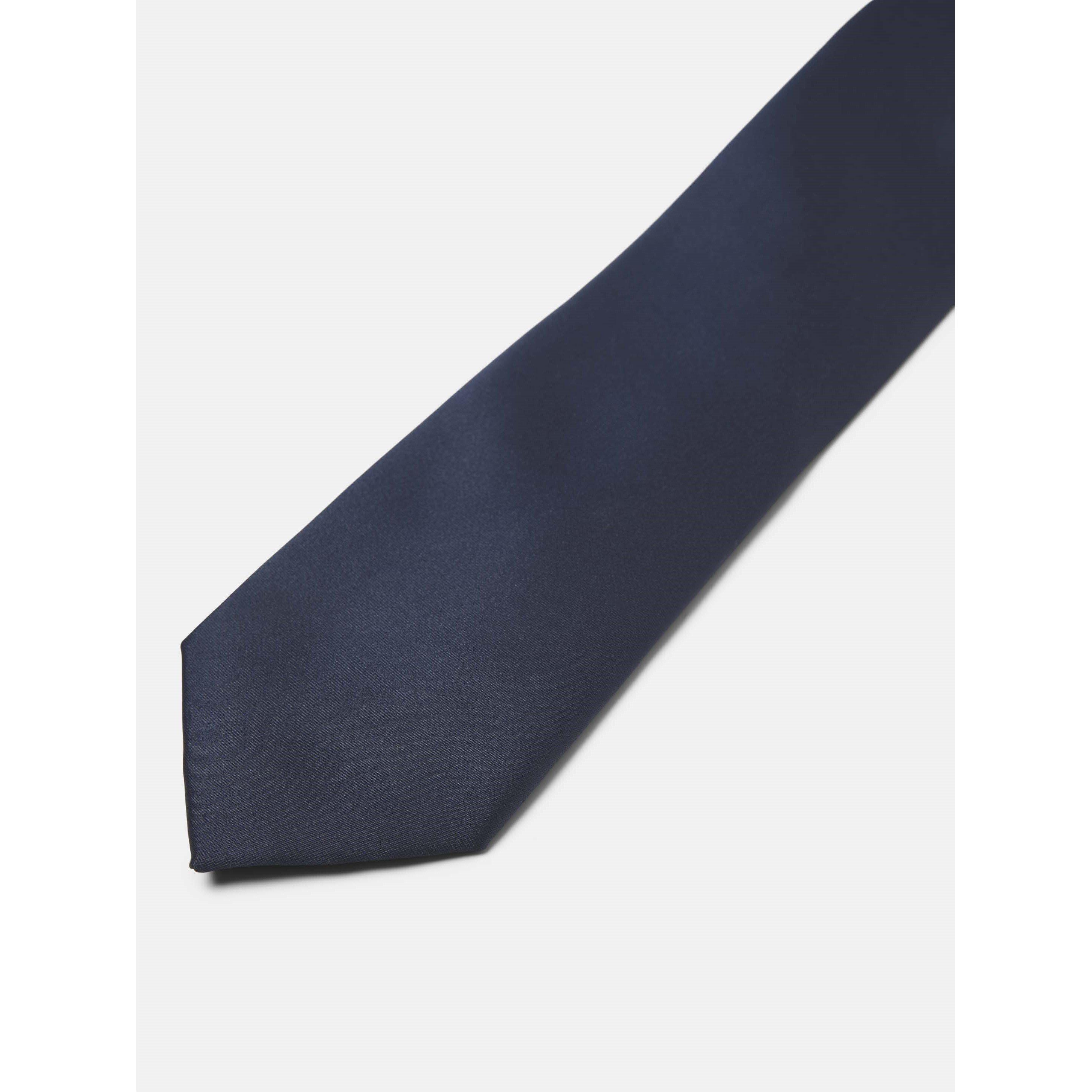 Marineblå blazer - Jack and Jones - Men's Solid Tie - 3