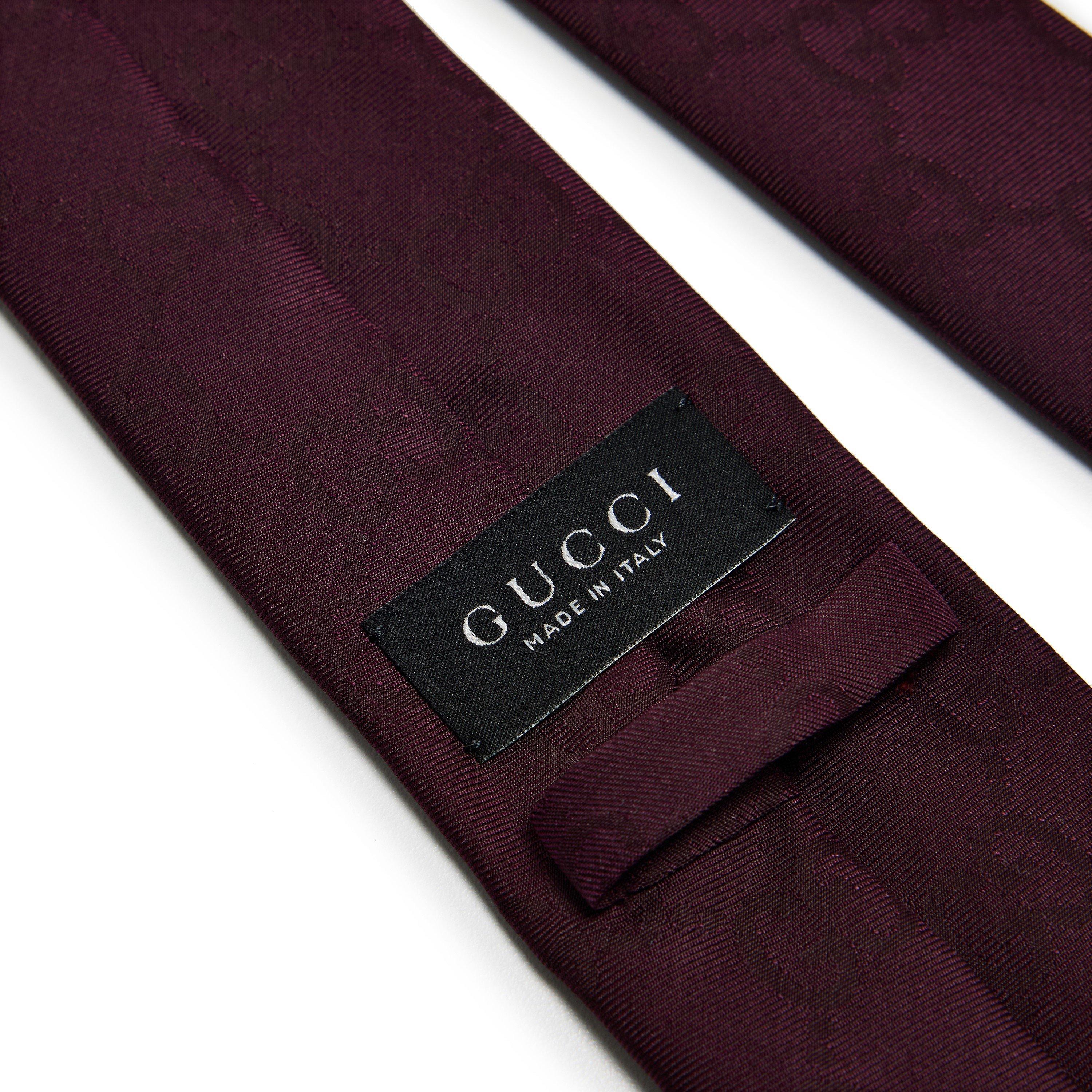 Bordeaux - Gucci - Gucci GG Tie Sn62 - 3