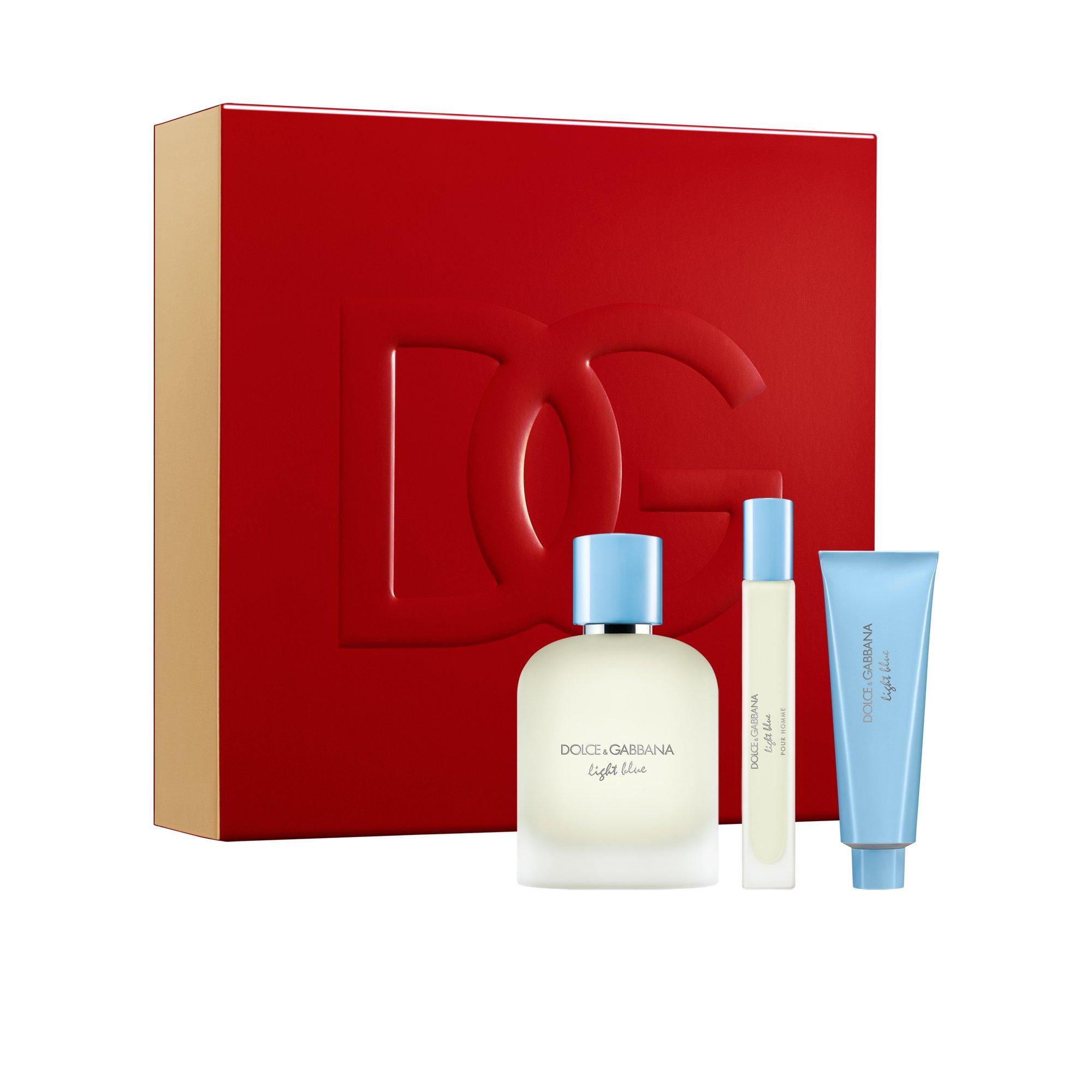 Clear - Dolce and Gabbana - Dolce&Gabbana Light Blue Pour Homme EDT Trio Gift Set