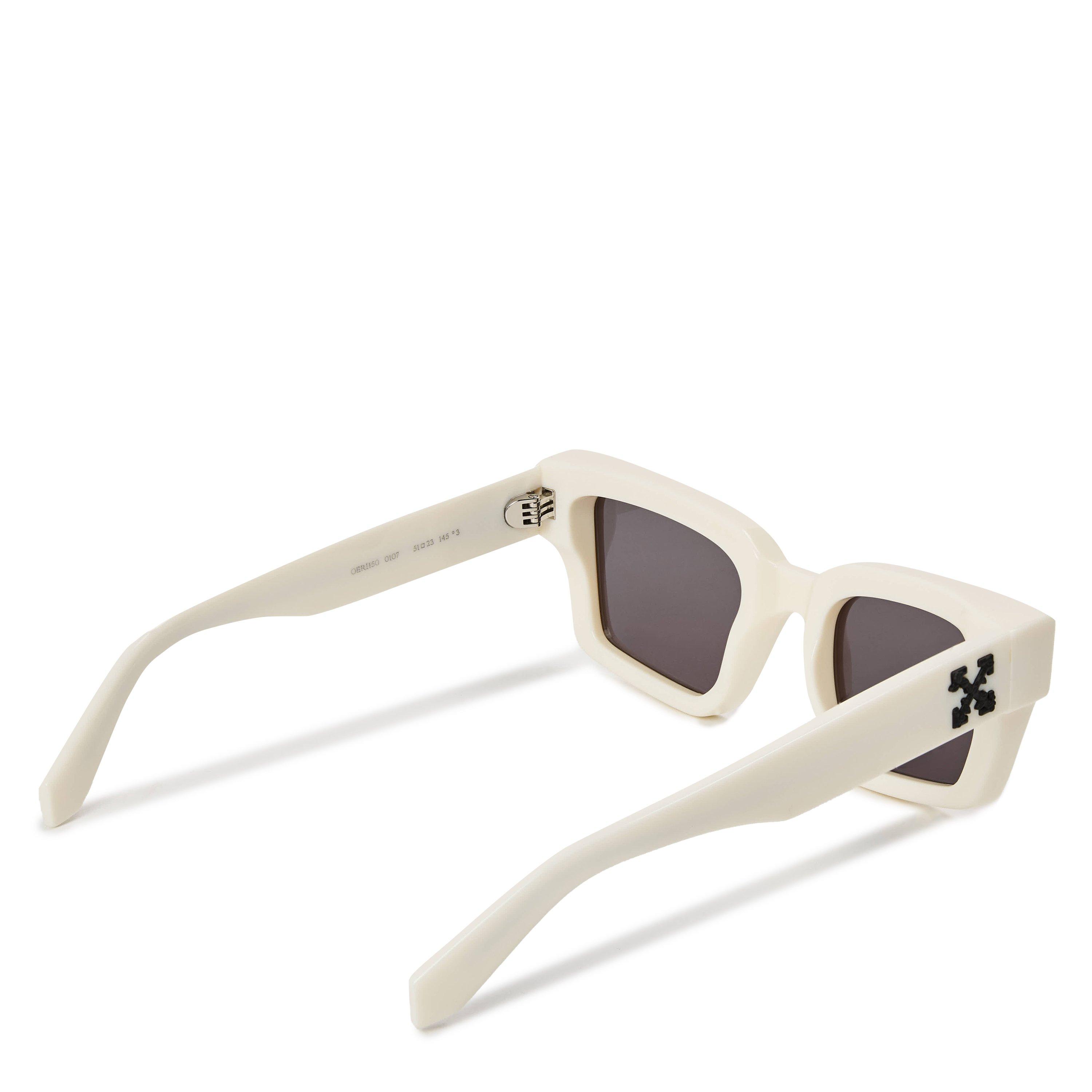 Grigio Scuro Bianco - Off White - Men's Richardson Rectangle Sunglasses - 2