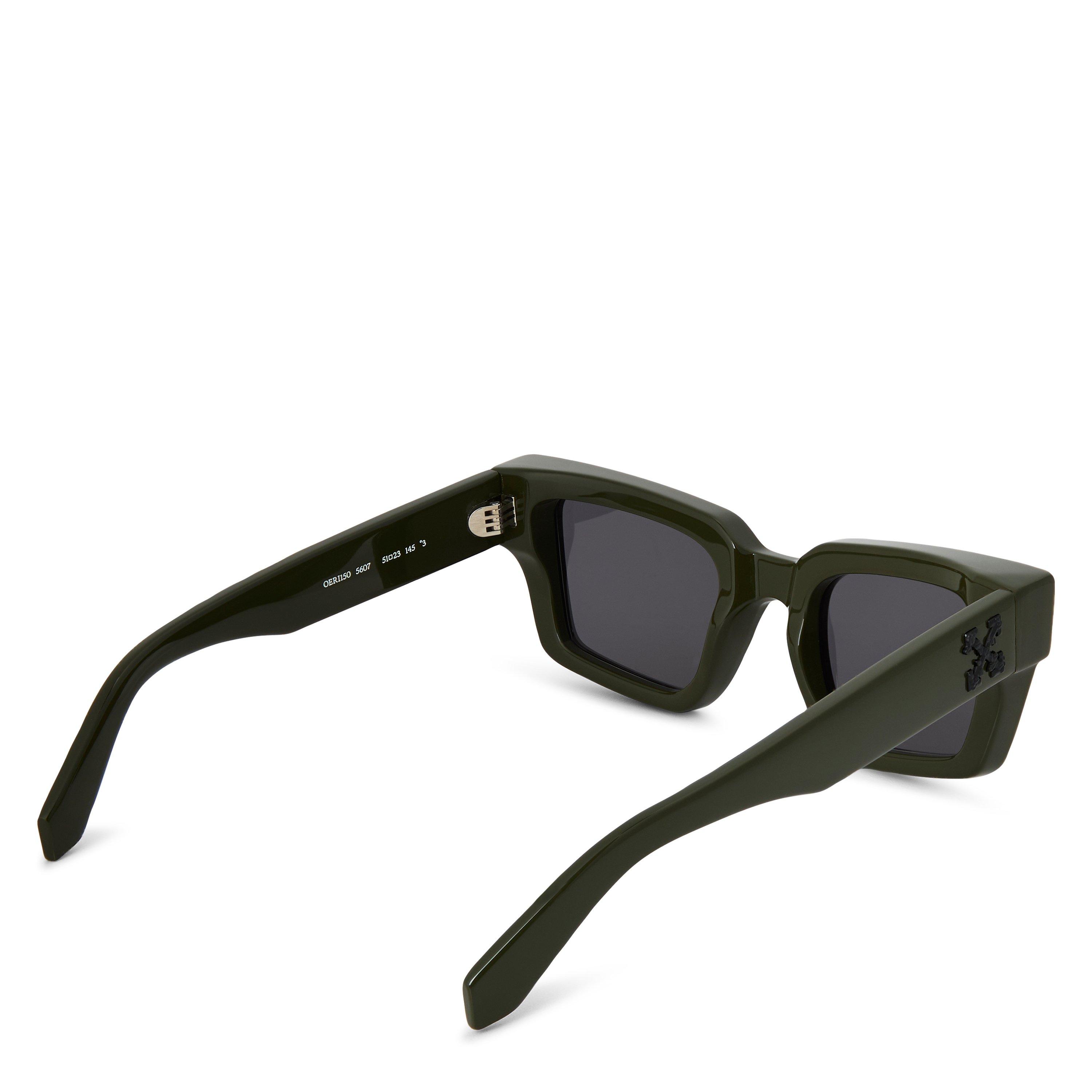Military Green - Off White - Men's Richardson Rectangle Sunglasses - 2