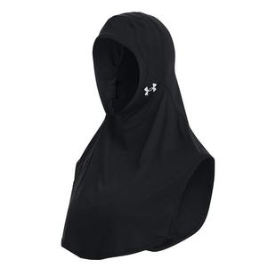 Blk/Blk/Silv - Under Armour - Extended Womens Sport Hijab - 1