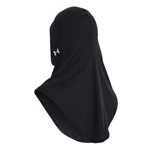 Blk/Blk/Silv - Under Armour - Extended Womens Sport Hijab - 2