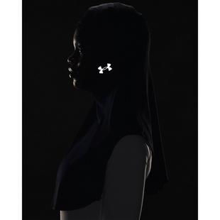 Blk/Blk/Silv - Under Armour - Extended Womens Sport Hijab - 4