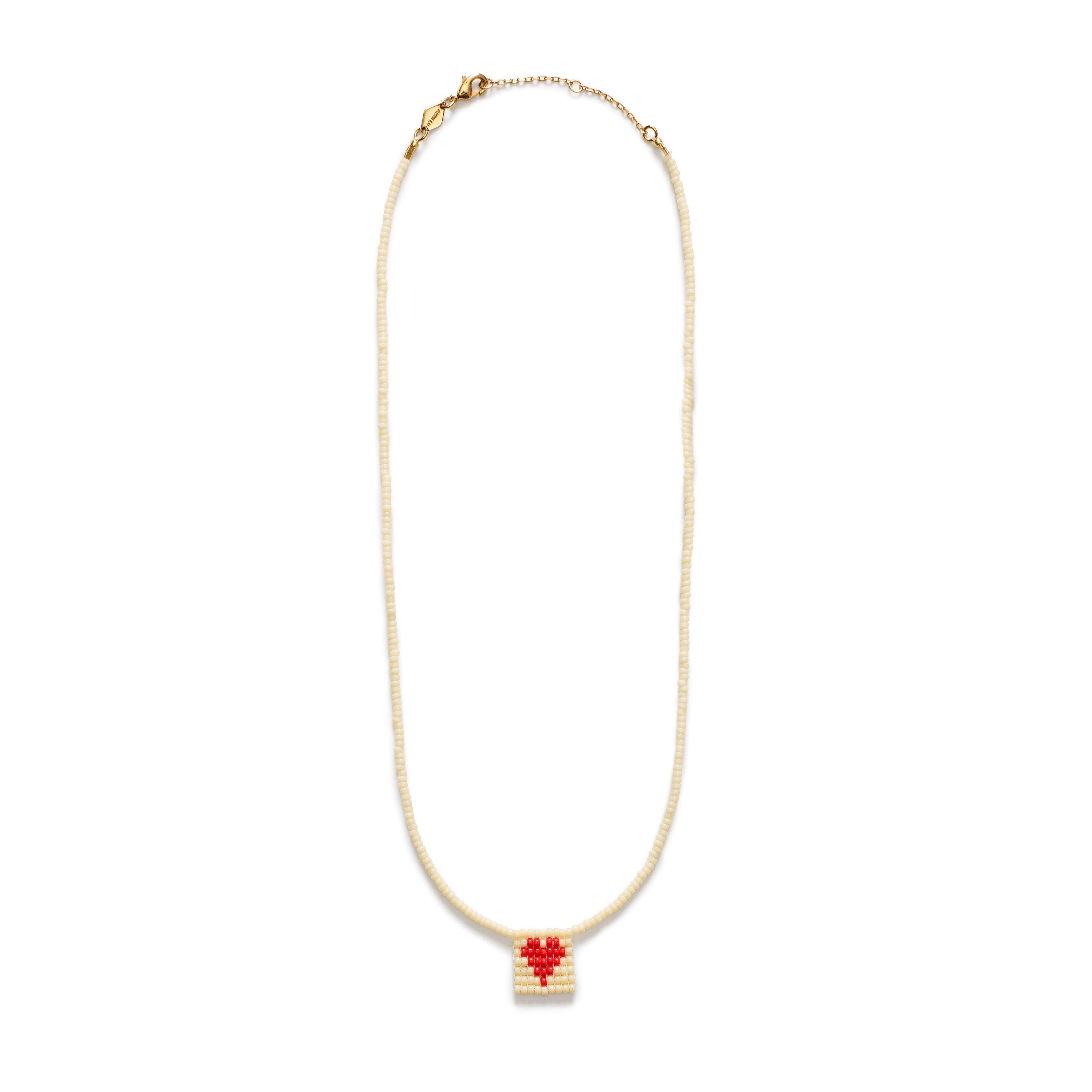 Anni Lu Anni Lu Love Ncklace Ld61 - Ecru