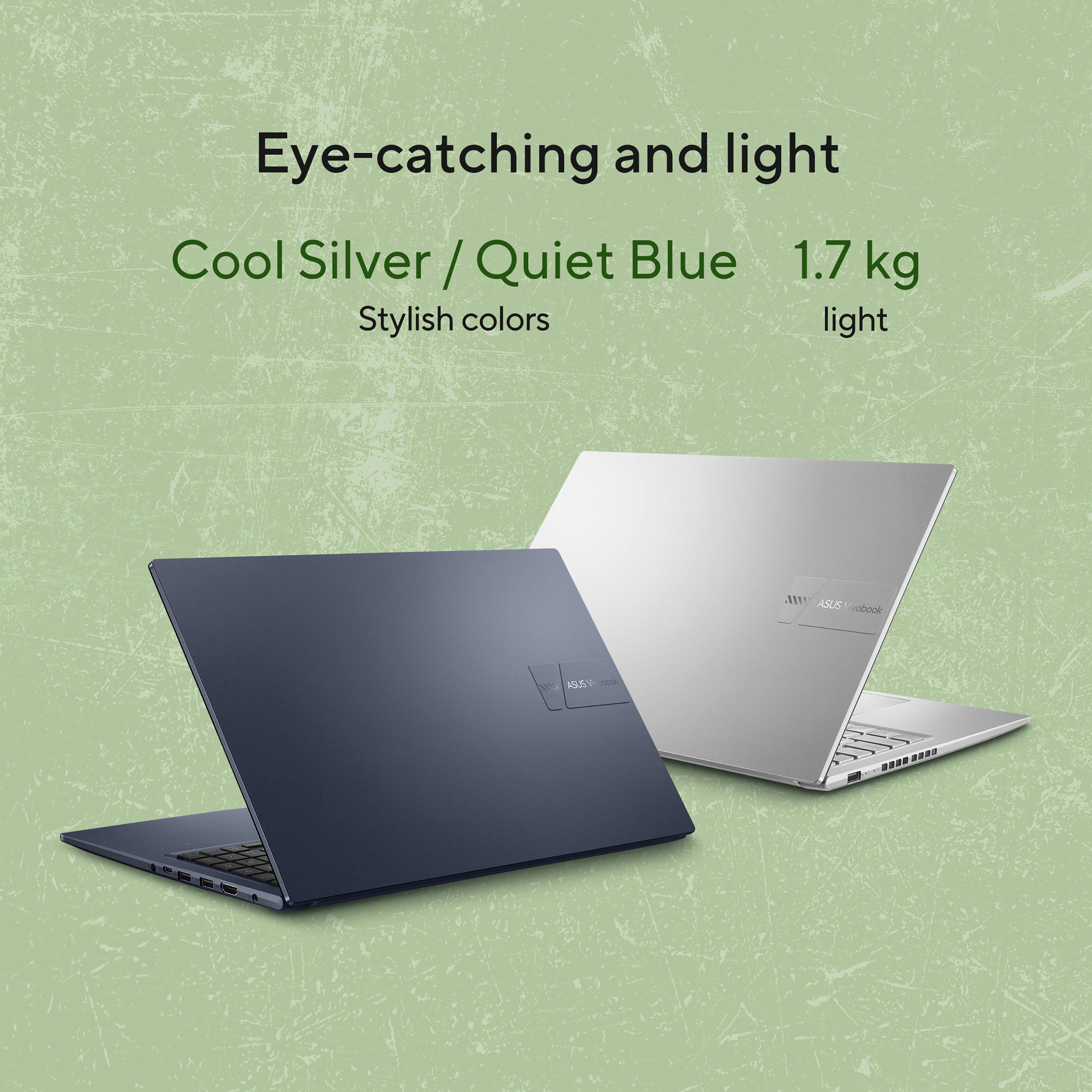 Cool Silver - ASUS - Vivobook 15 M1502YA 15.6 Laptop - AMD Ryzen 7 512 GB SSD Silver - 12