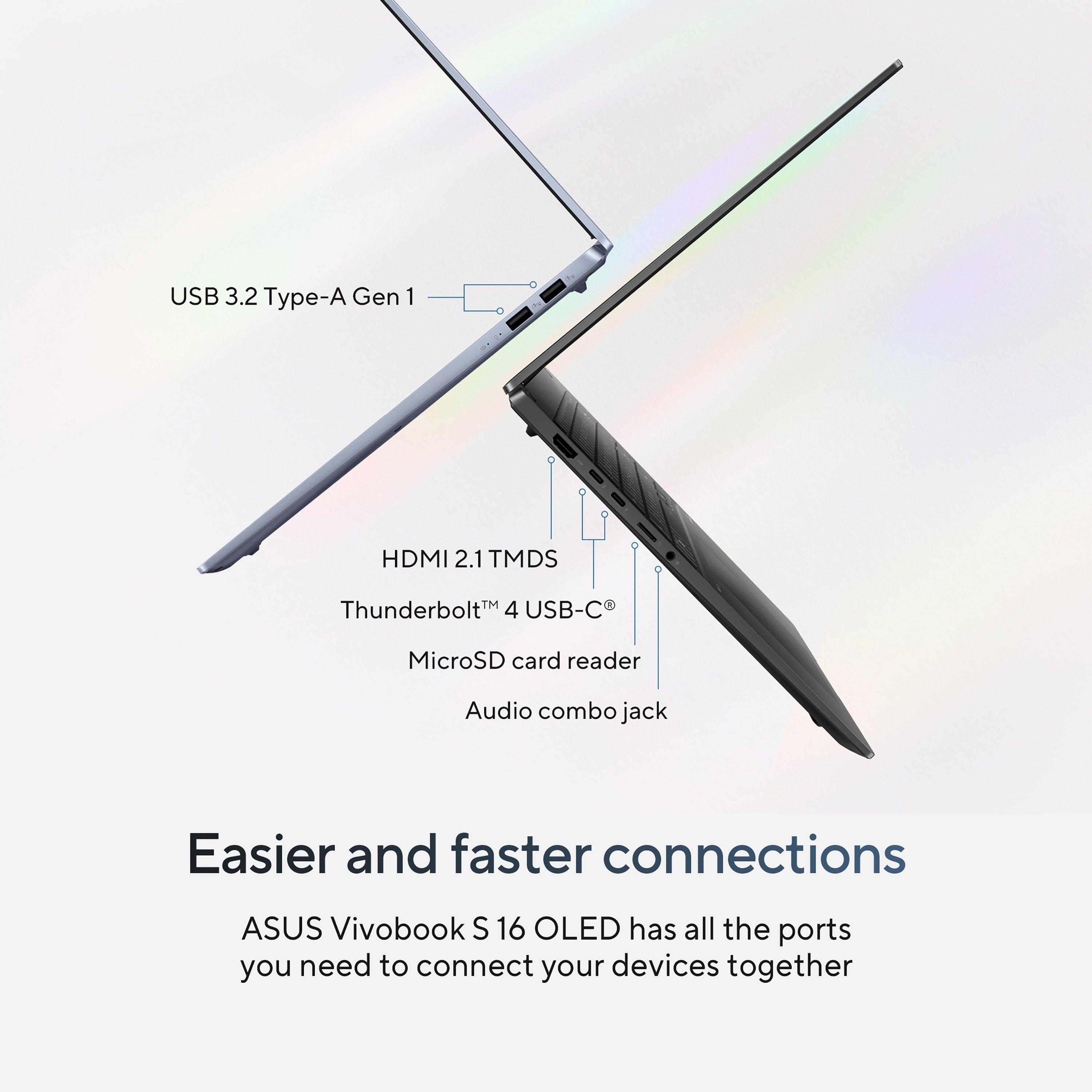 Neutral Sort - ASUS - VivoBook S 16 S5606MA 16 Inch Laptop - Intel Core Ultra 9-185H - 5