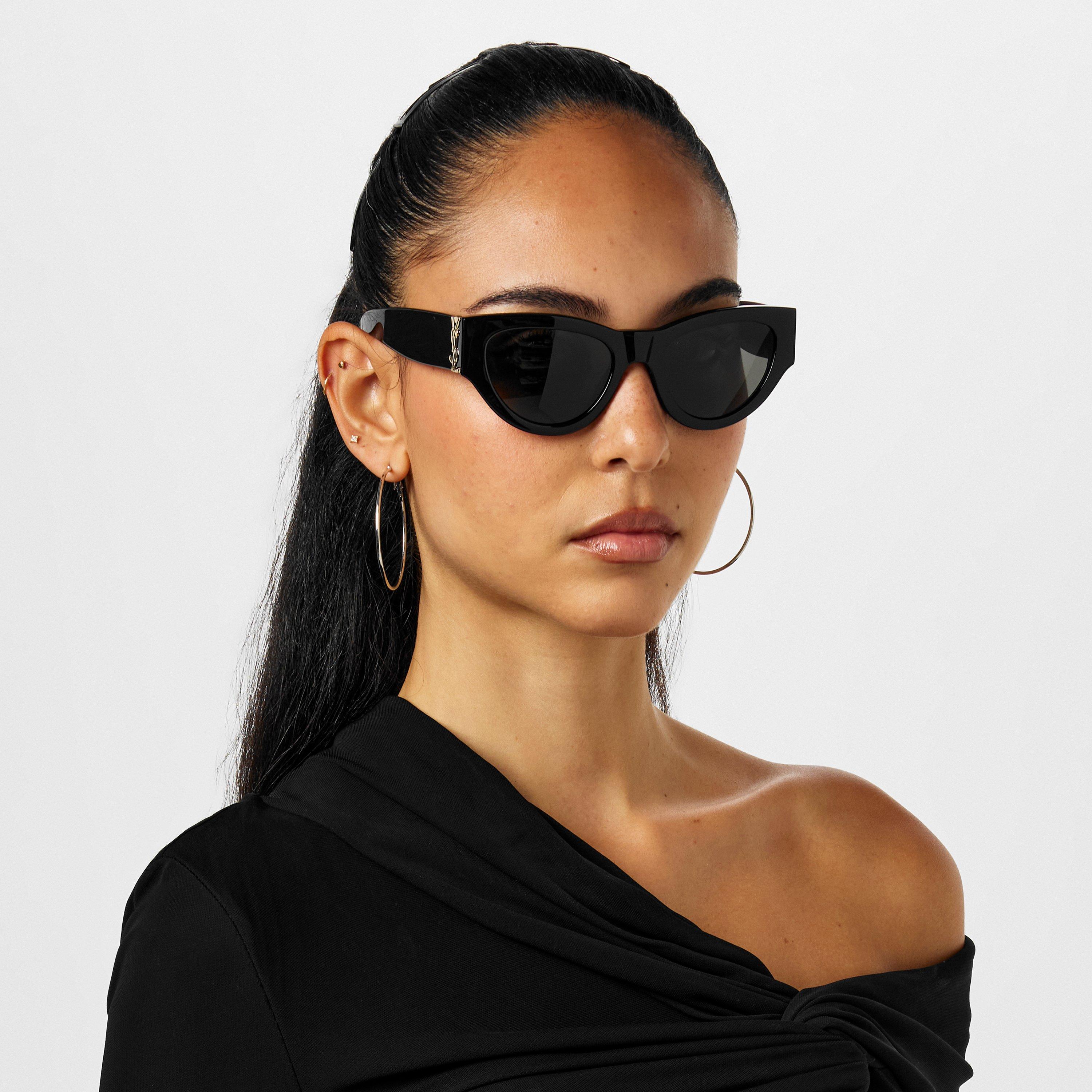 Black - Saint Laurent - Cat Eye Sunglasses - 2
