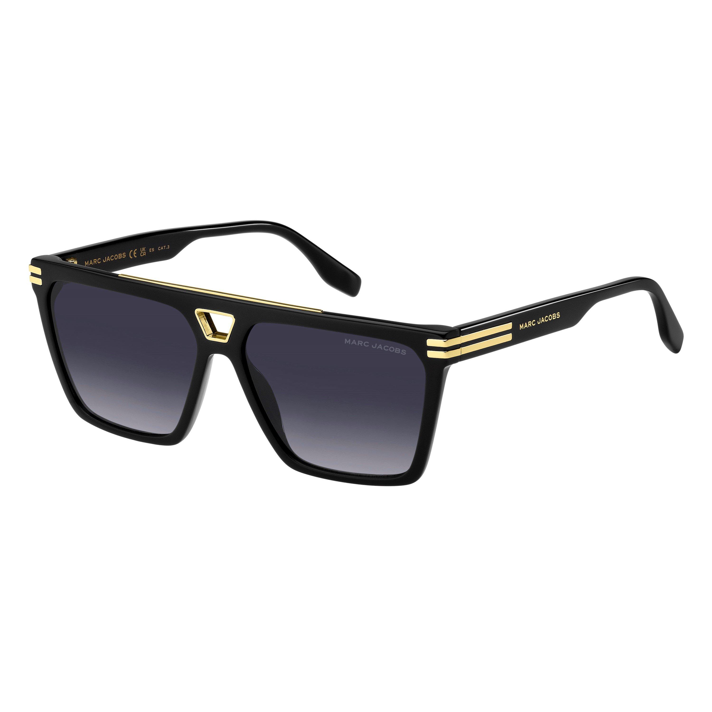 Marc Jacobs Men's Round Sunglasses - Black - 58 cm
