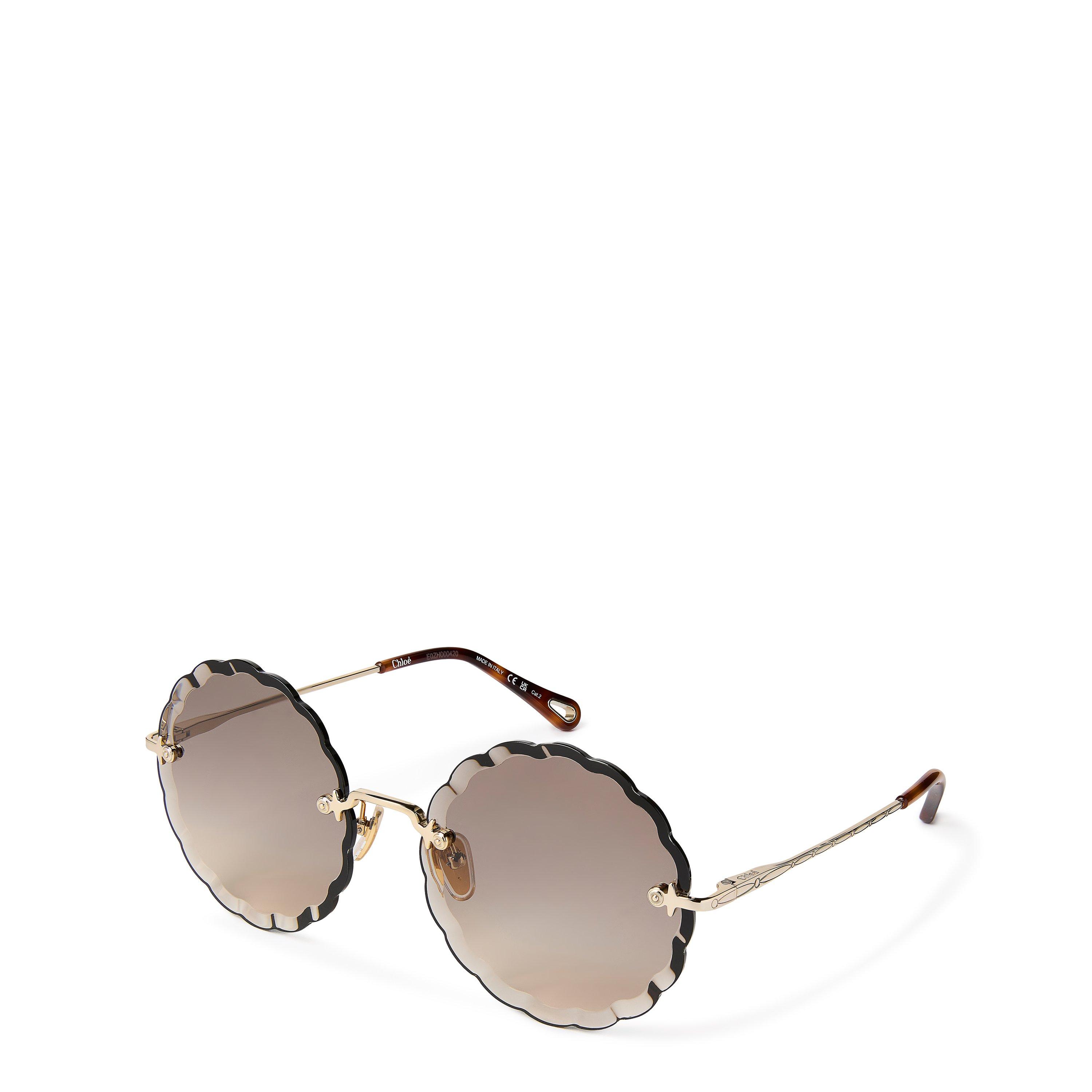 Chloe Sunglasses 47s - Gold/Brown