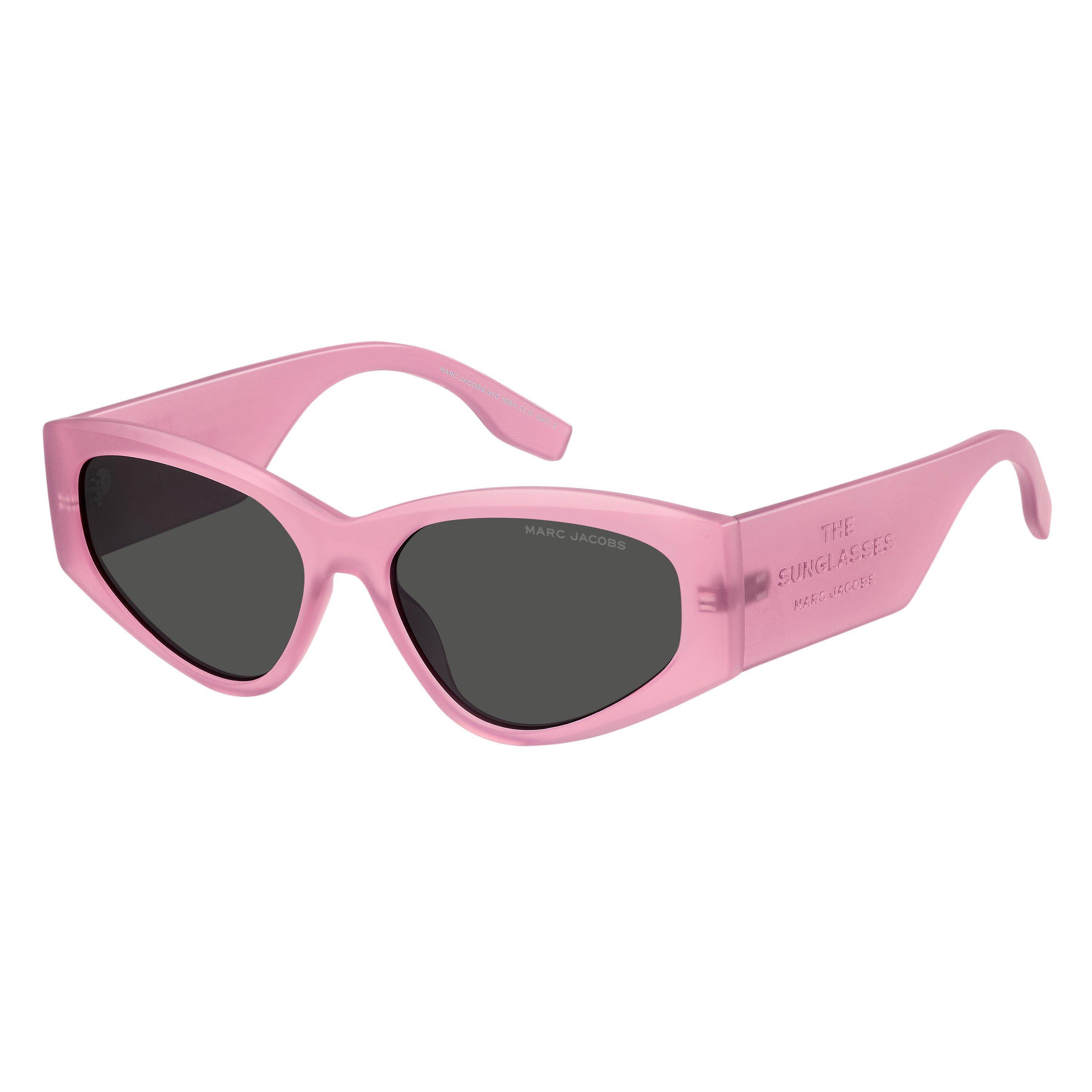 Marc Jacobs Women's Round Sunglasses - Matte Pink - 56 cm