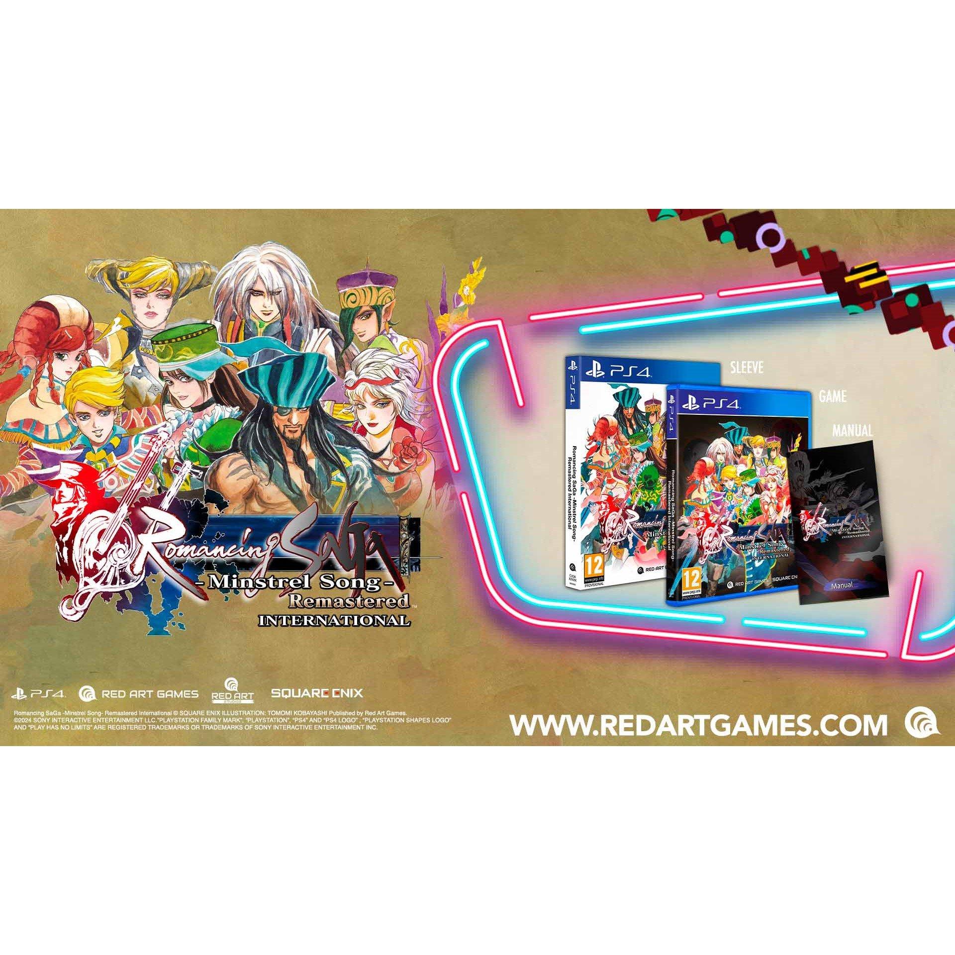 PS4 - Centresoft - Romancing SaGa - Minstrel Song - Remastered International - 2