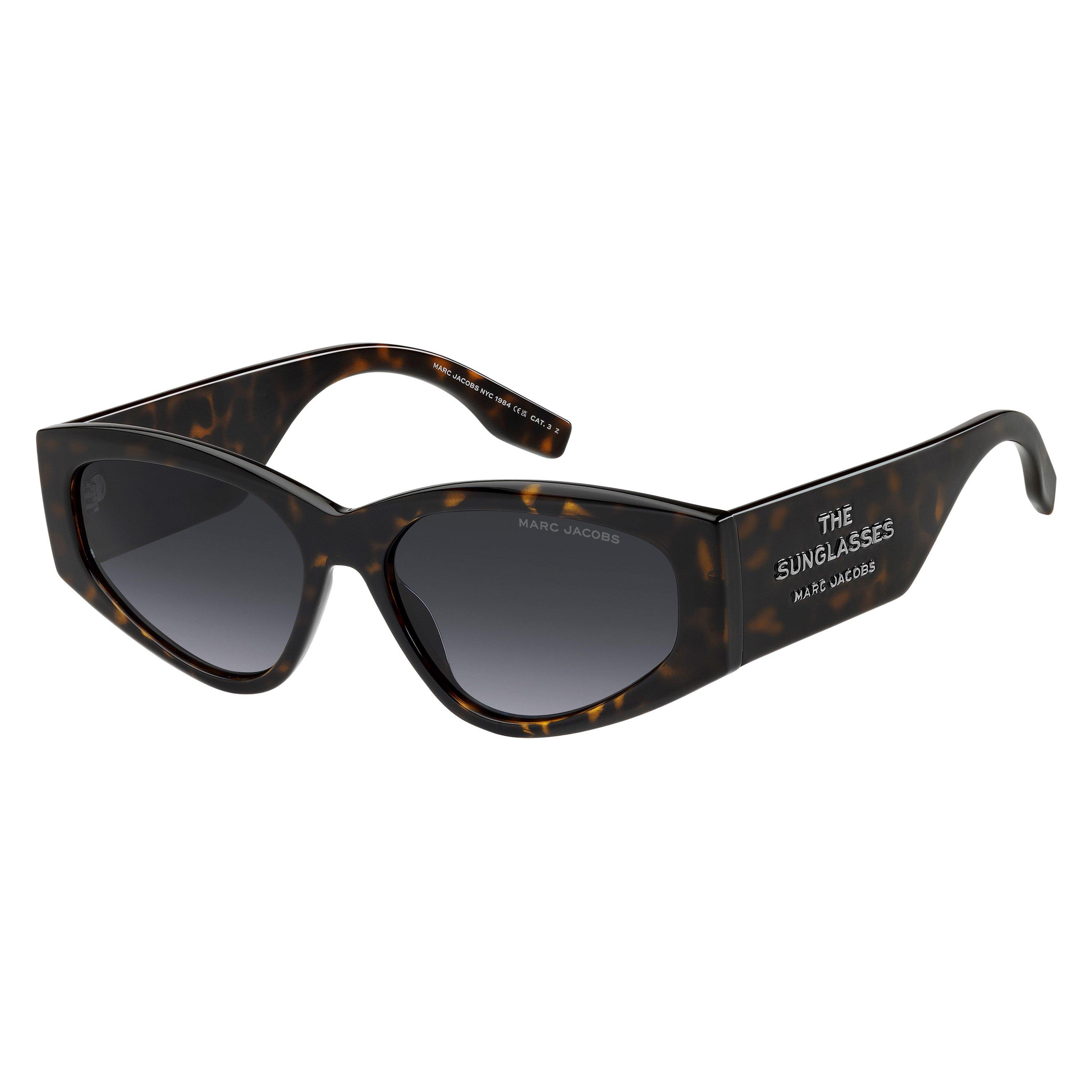 Marc Jacobs Women's Round Sunglasses - Havana Grey - Size 56 cm