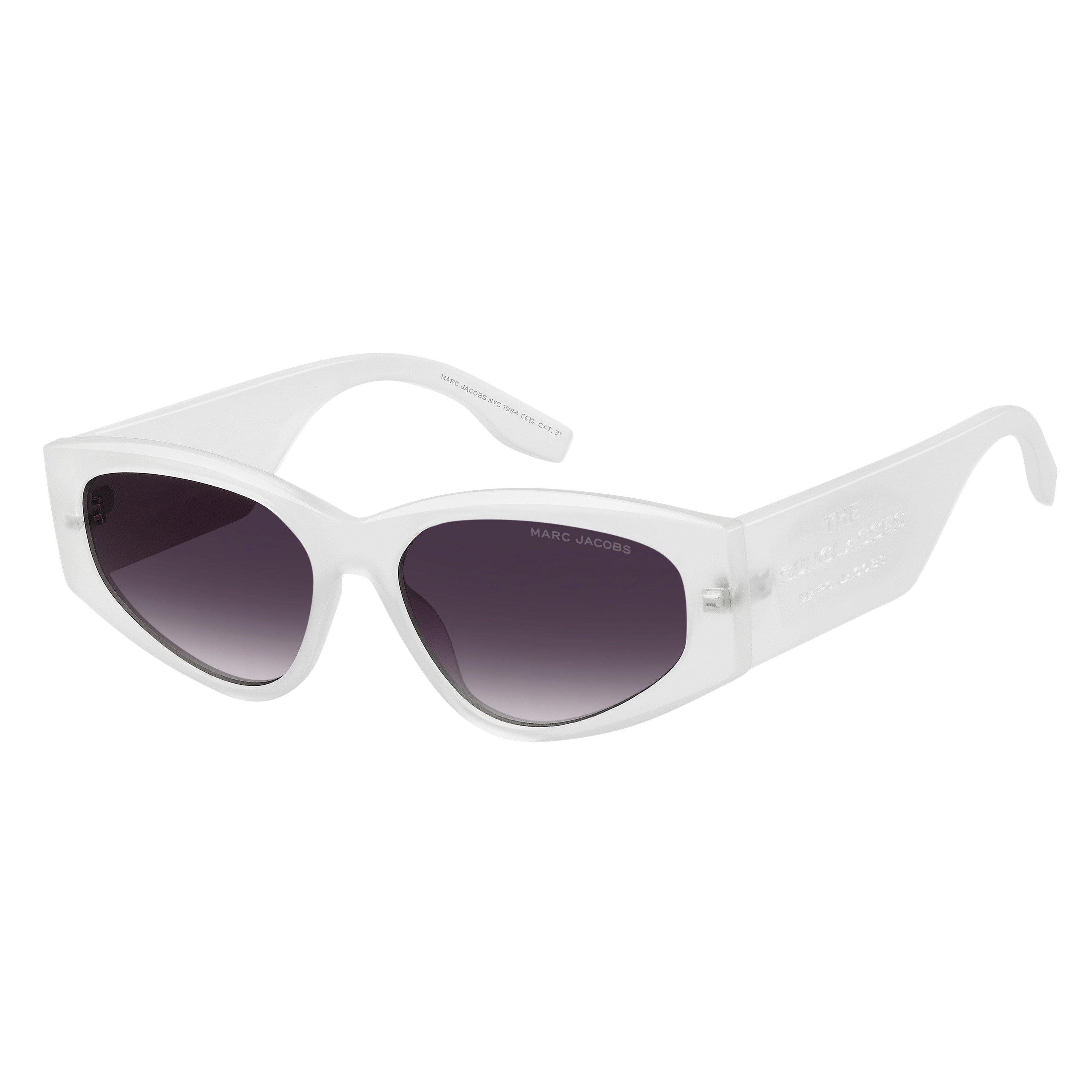 Marc Jacobs Women's Round Sunglasses - Matte Crystal - 56 cm
