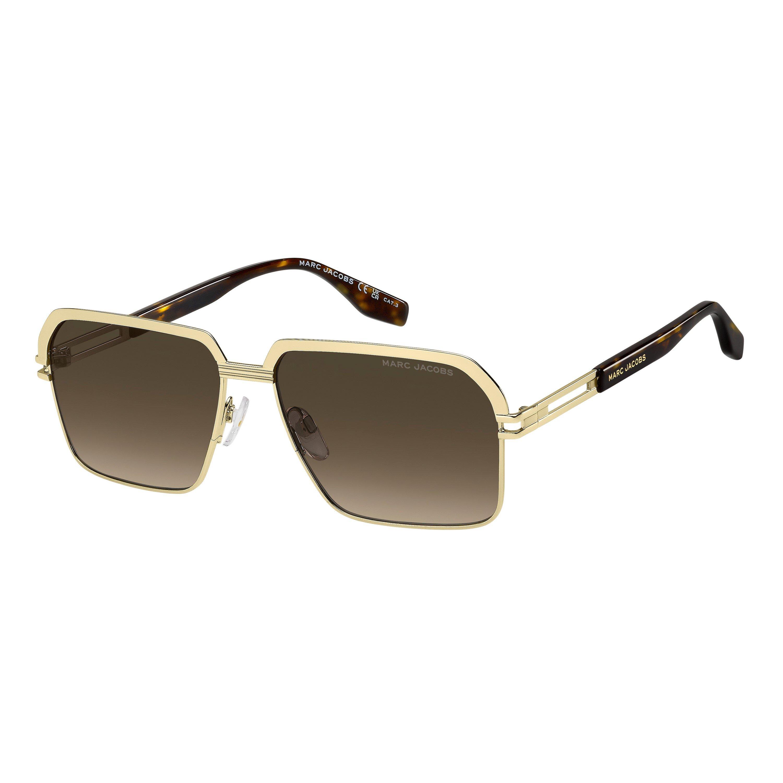 Gold Havana - Marc Jacobs - Men's Round Sunglasses - 1