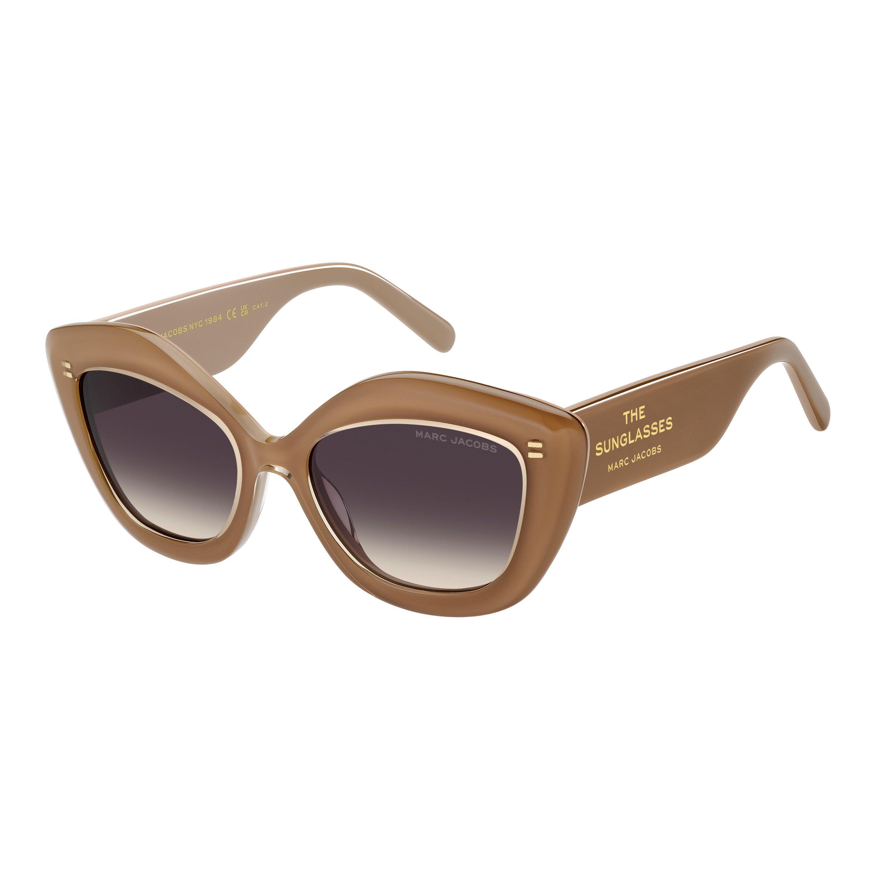 Nude Beige - Marc Jacobs - Women's Round Sunglasses - 1