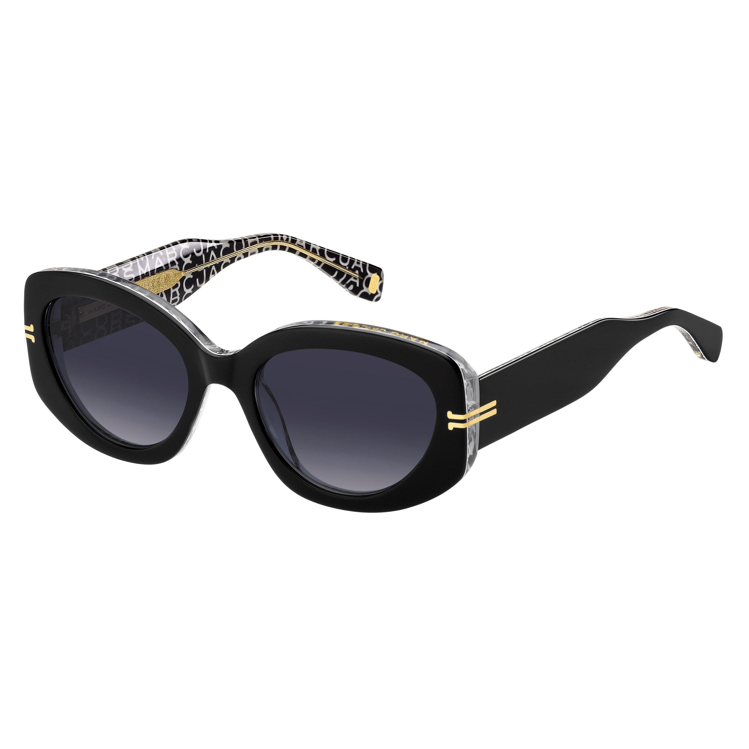 Black White - Marc Jacobs - Women's Round Sunglasses - 1