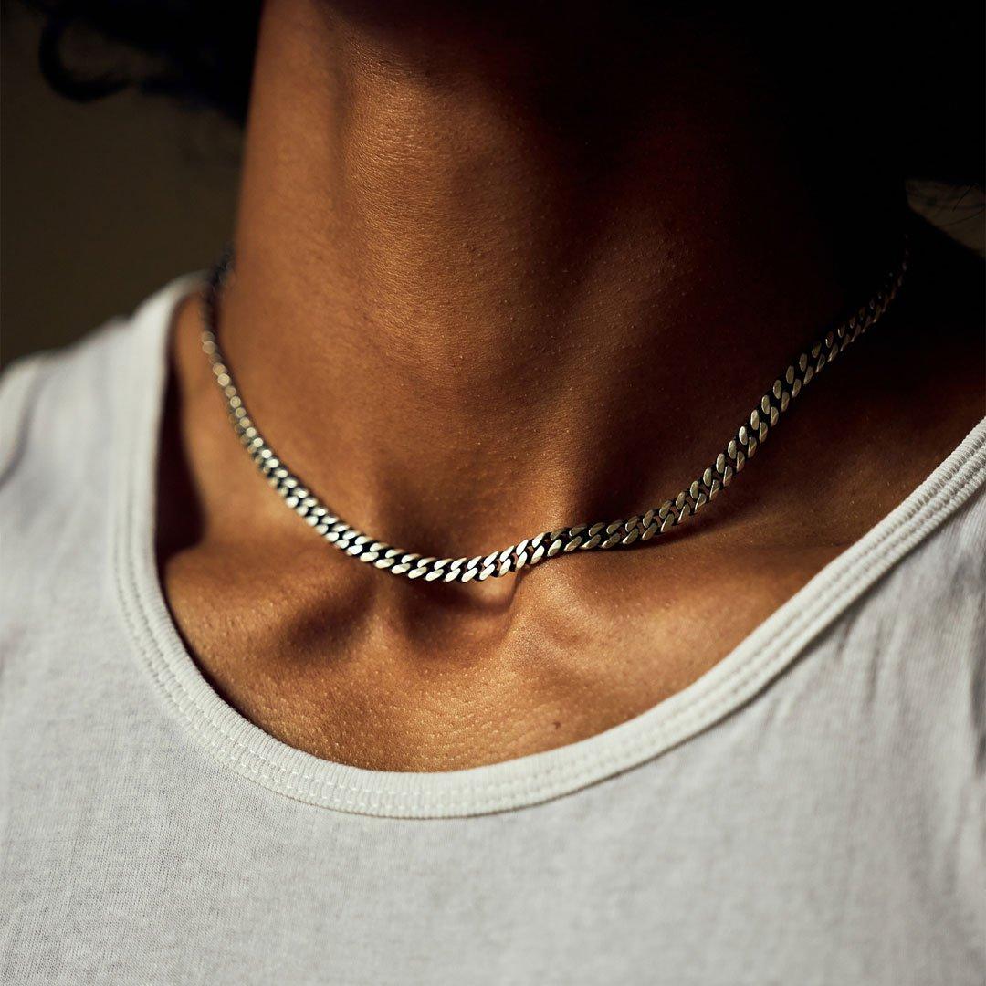 Silver - Serge DeNimes - Curb Chain Necklace - 6