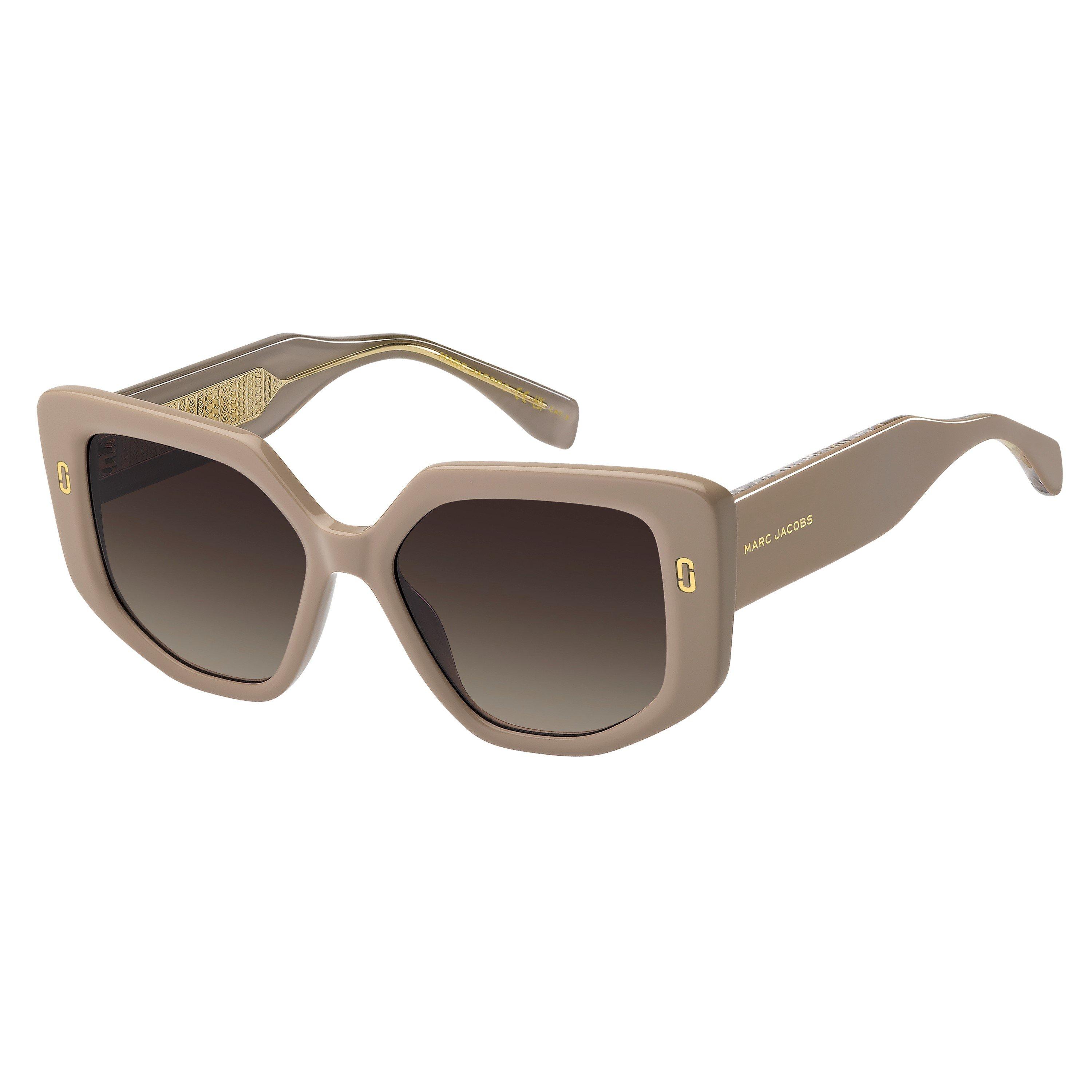 Beige - Marc Jacobs - Women's Round Sunglasses - 1
