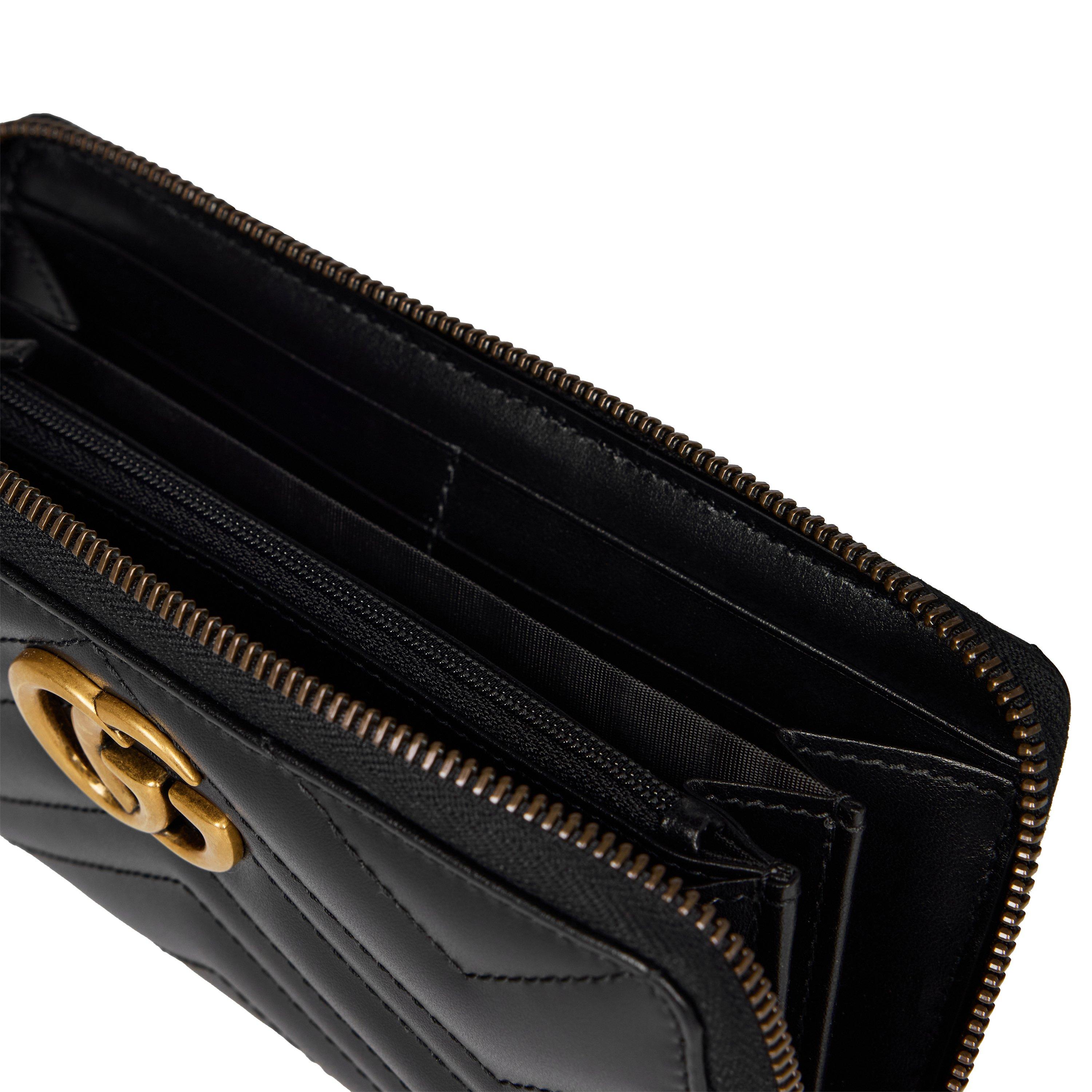 Nero 1000 - Gucci - Women's Leather GG Marmont Zip Around Wallet - 4