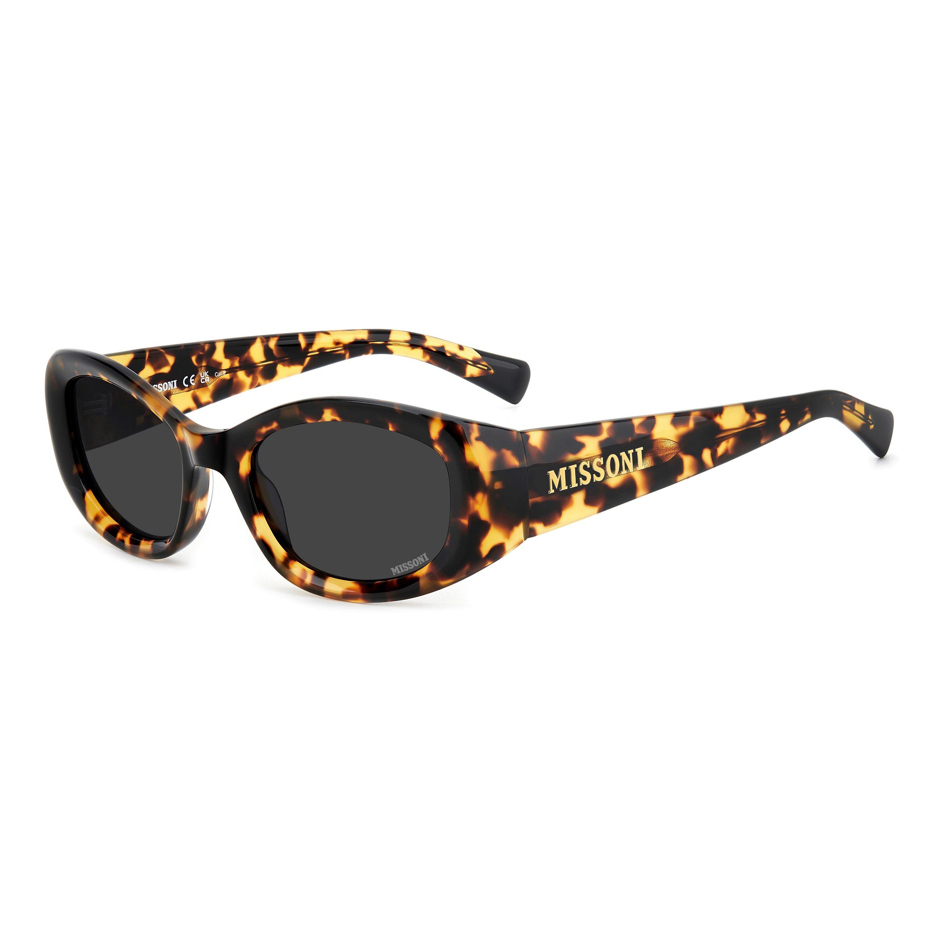 Missoni Women's Rectangular Round Sunglasses - Havana - Size 50 cm