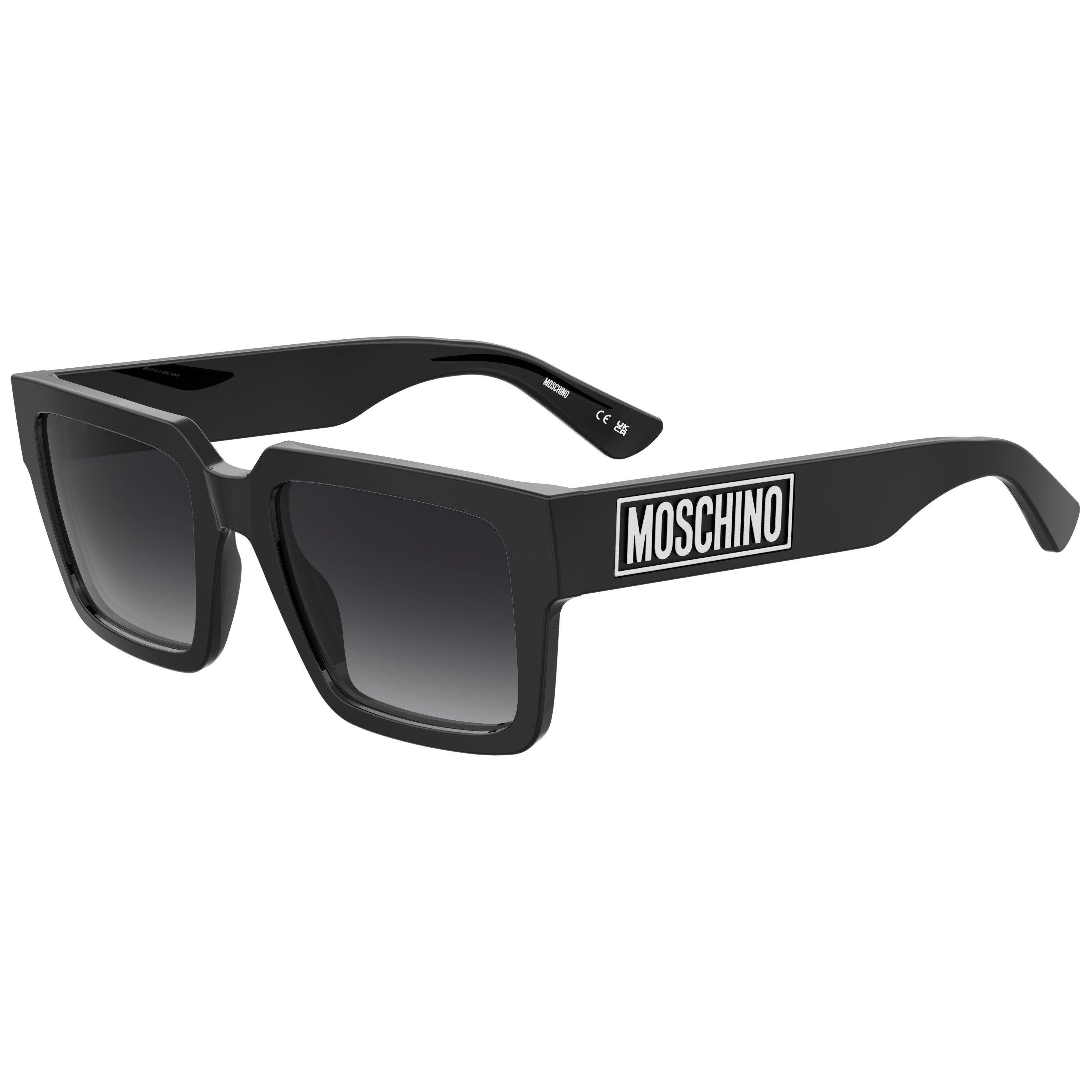 Moschino Men's Round Sunglasses - Black - Size 55 cm