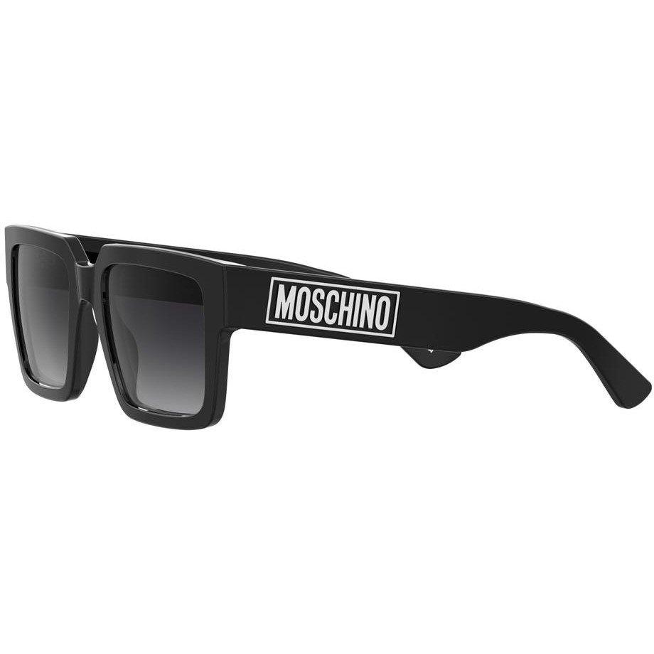 Black - Moschino - Men's Round Sunglasses - 3