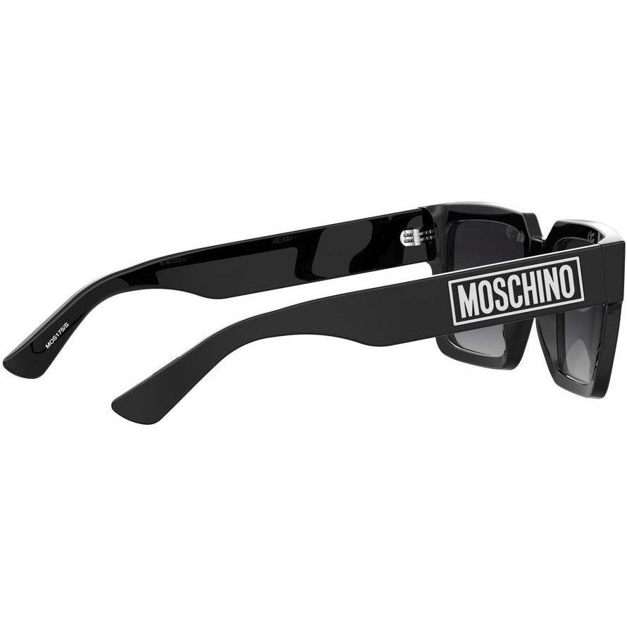Black - Moschino - Men's Round Sunglasses - 5