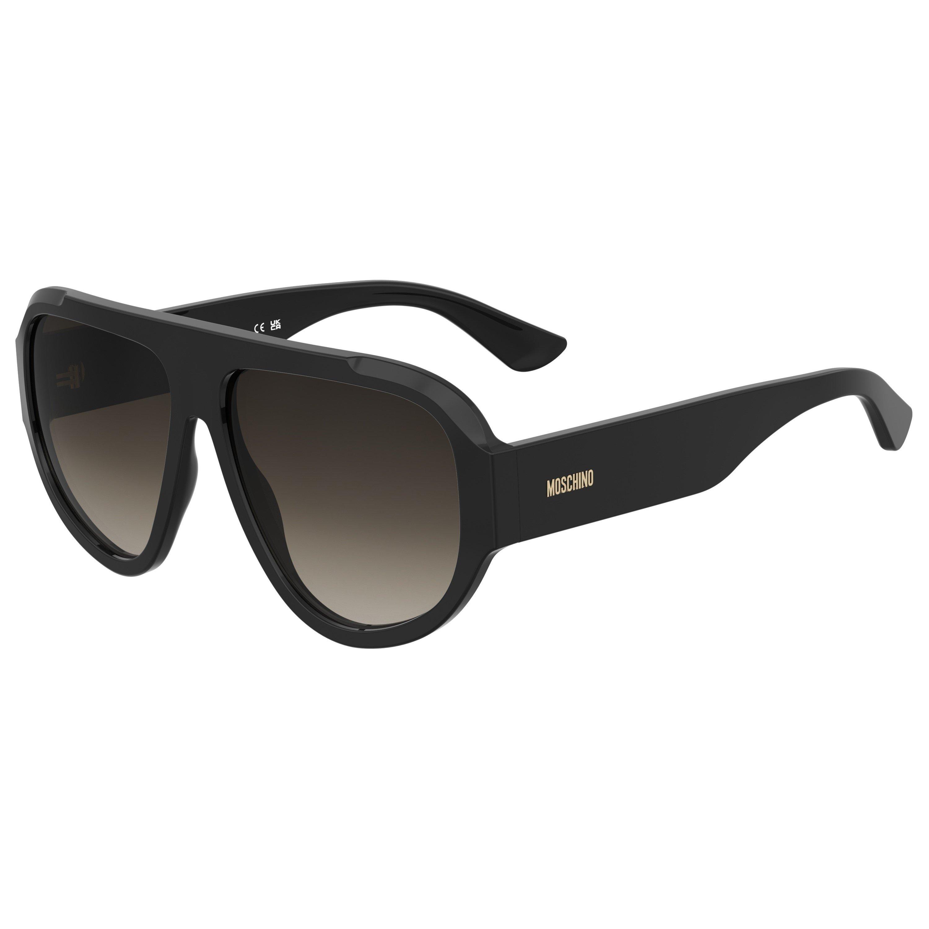 Black - Moschino - Moschino Sq Flat Top Sn99 - 1