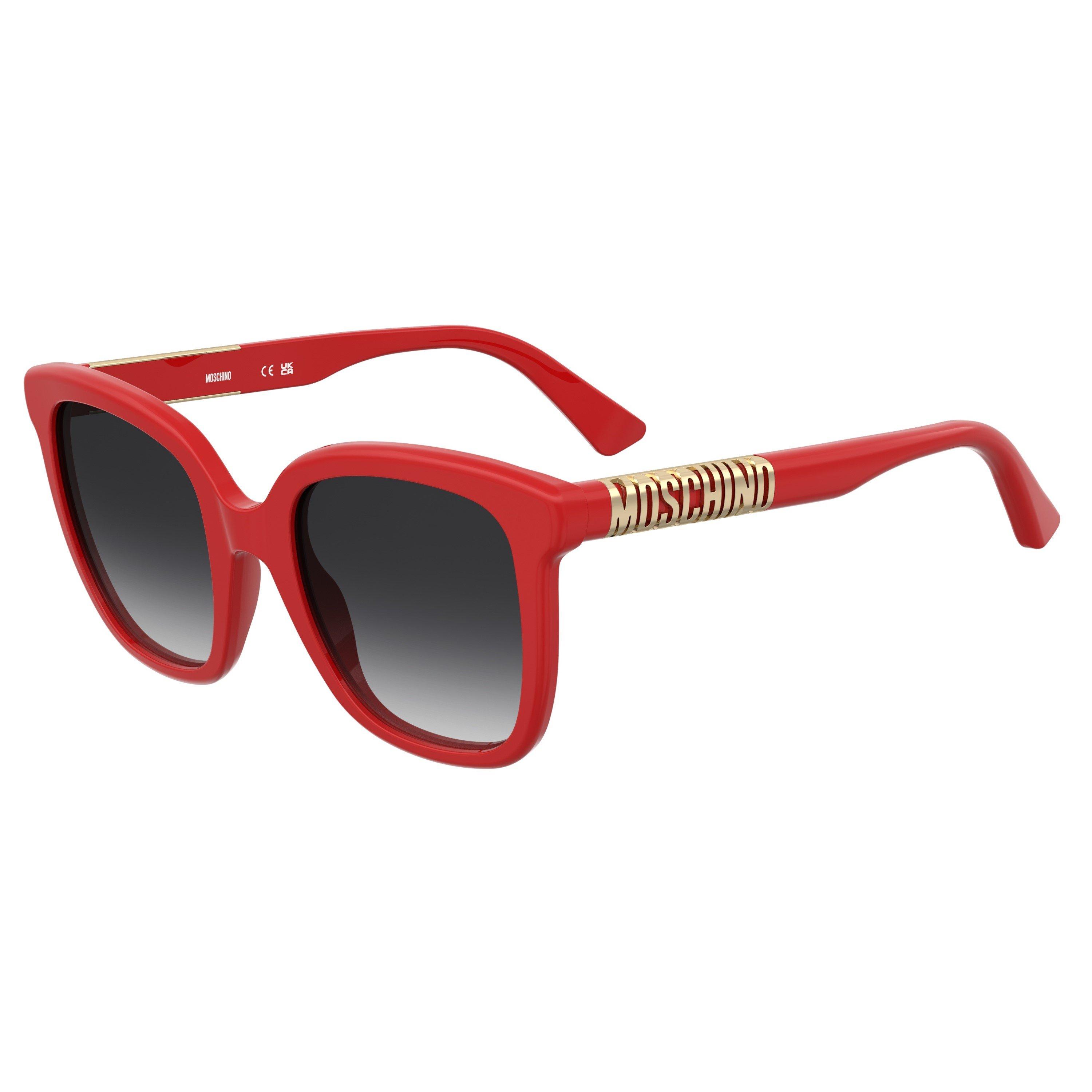 Moschino Women's Round Sunglasses - Red - Size 52 cm