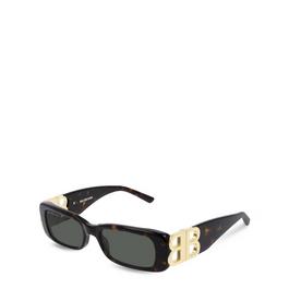 Balenciaga Dynasty Rectangle Frame Sunglasses