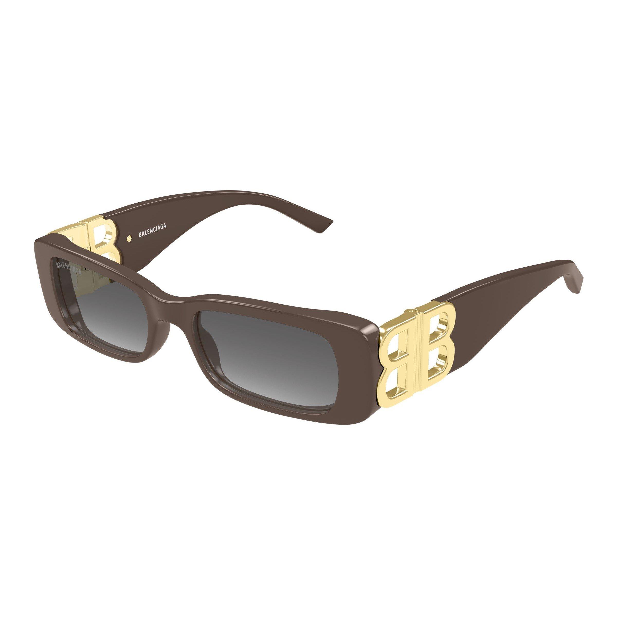 Balenciaga BB0096S Dynasty Rectangle Sunglasses