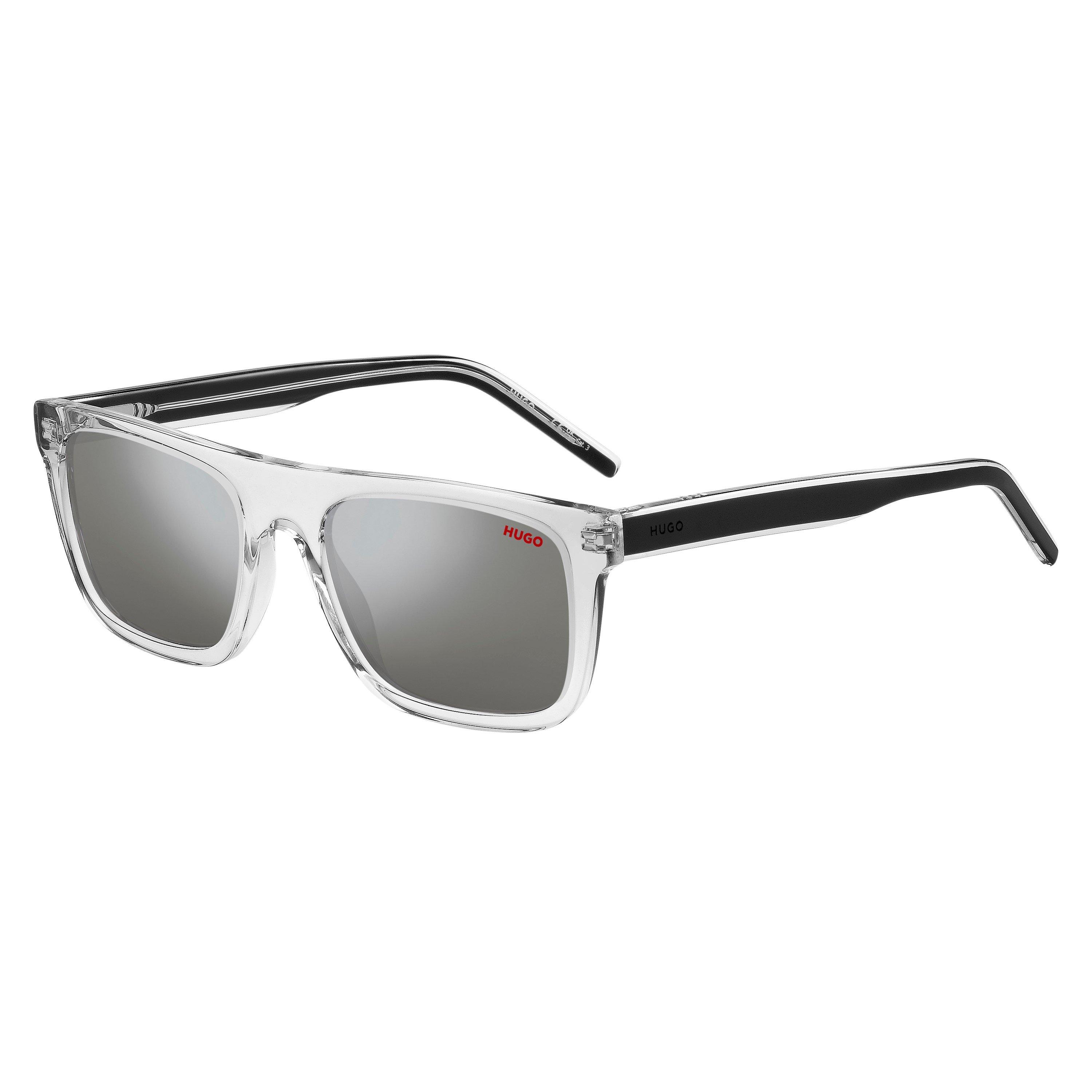 Hugo Round Sunglasses - Crystal Black - Size 54 cm