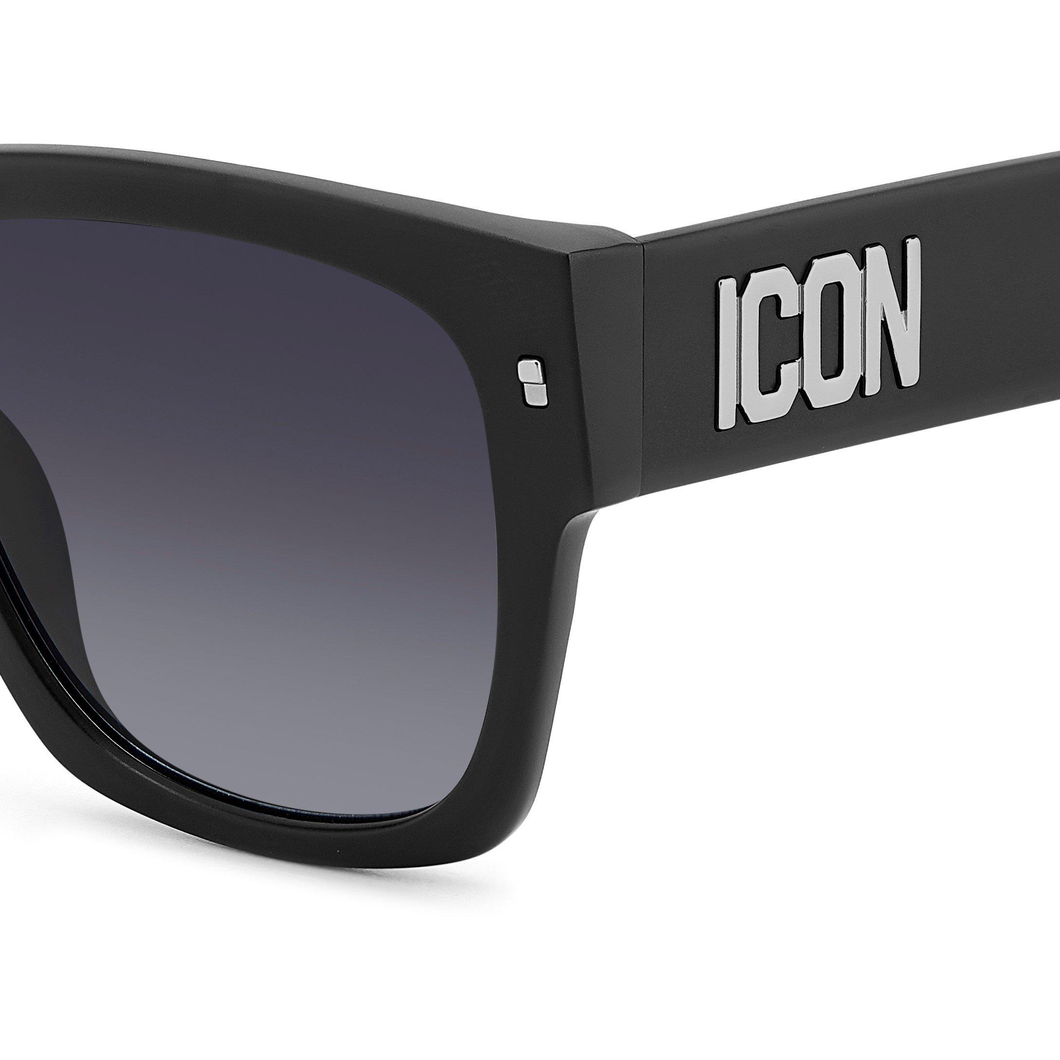 Matte Black - DSquared2 - Dsquare Rectangular Sn99 - 4