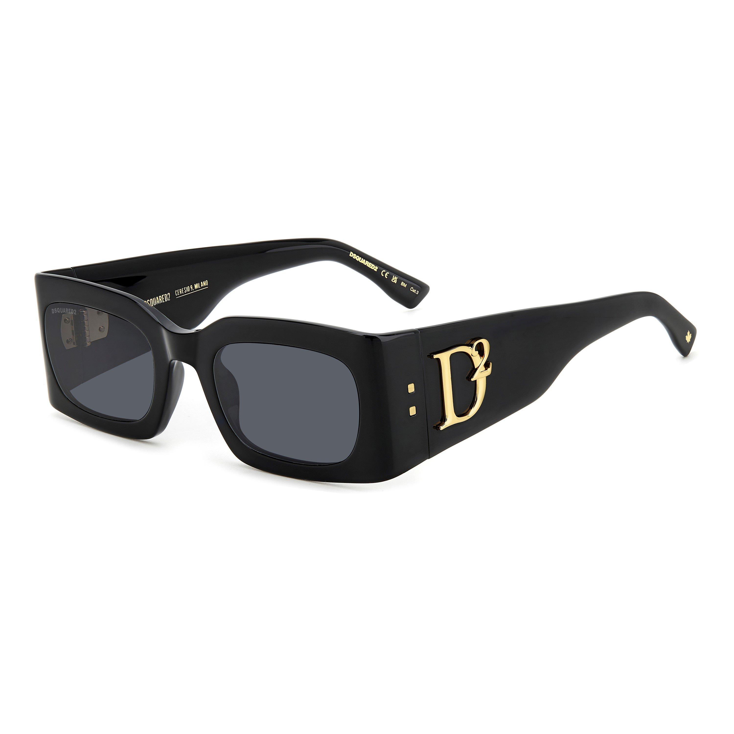 Dsquared2 Women's Round Sunglasses - Black - 52 cm