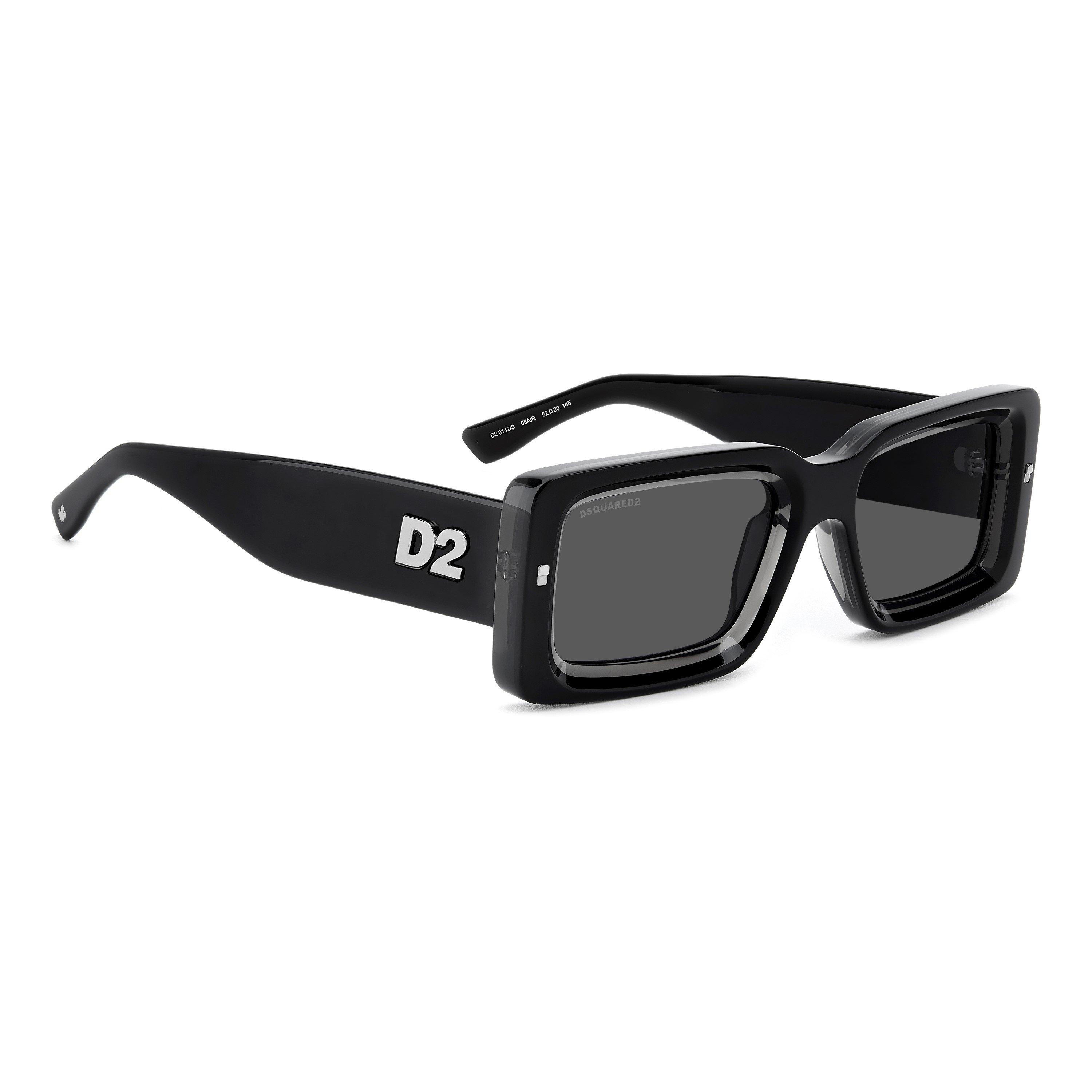 Black Grey - DSquared2 - Dsquare Rectangular Sn99 - 3