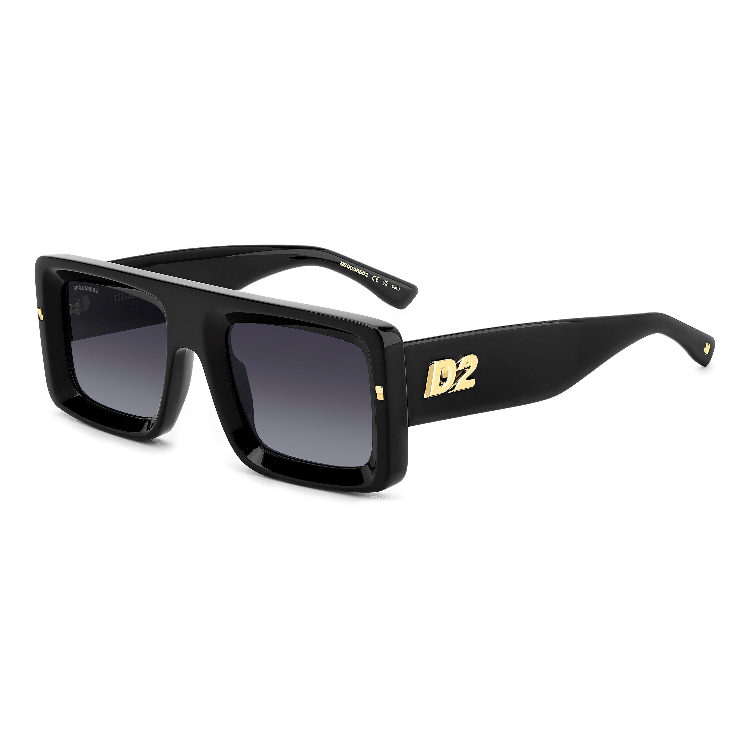 Dsquared2 Men's Round Sunglasses - Black - 53 cm