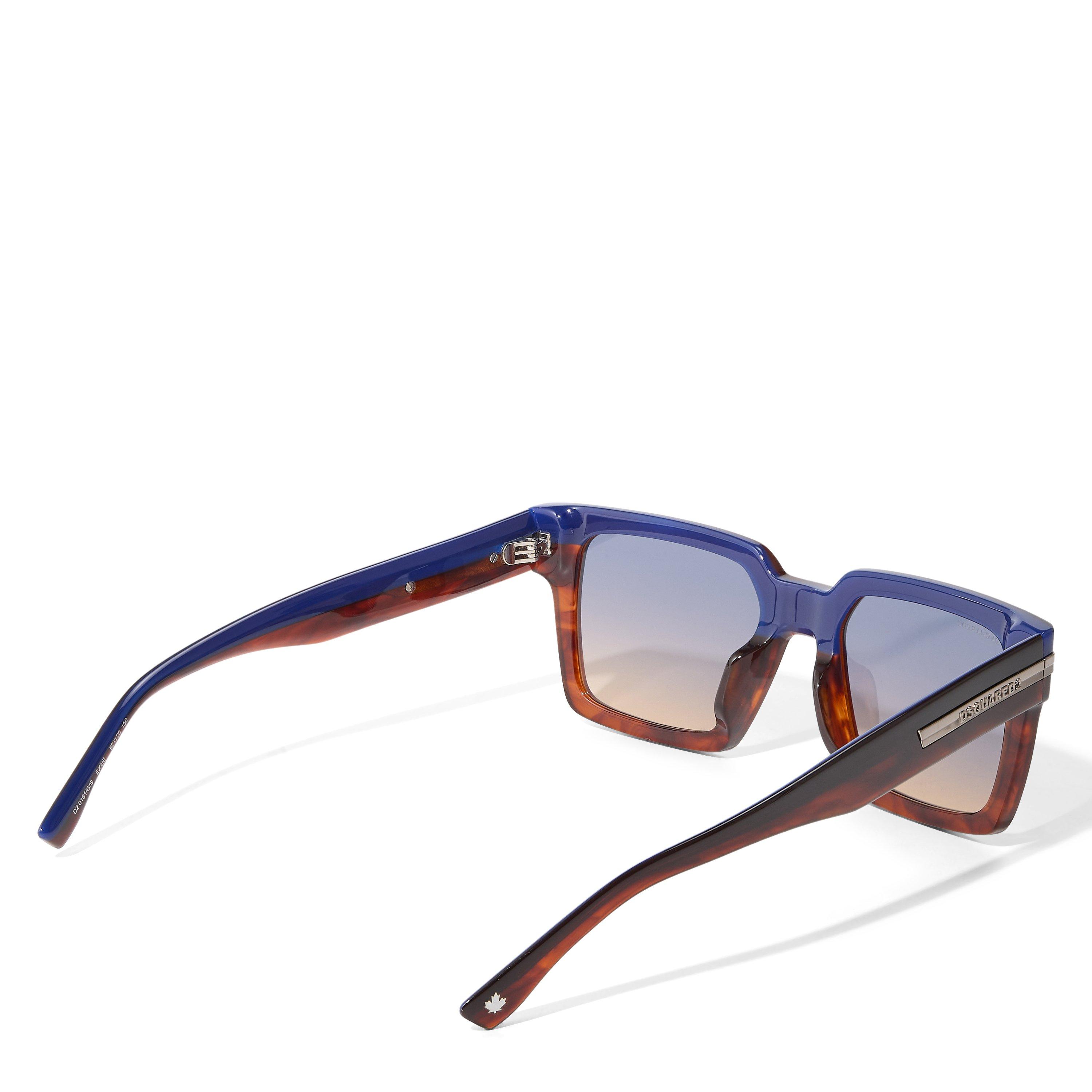 Brown Horn - DSquared2 - Men's Round Sunglasses - 1