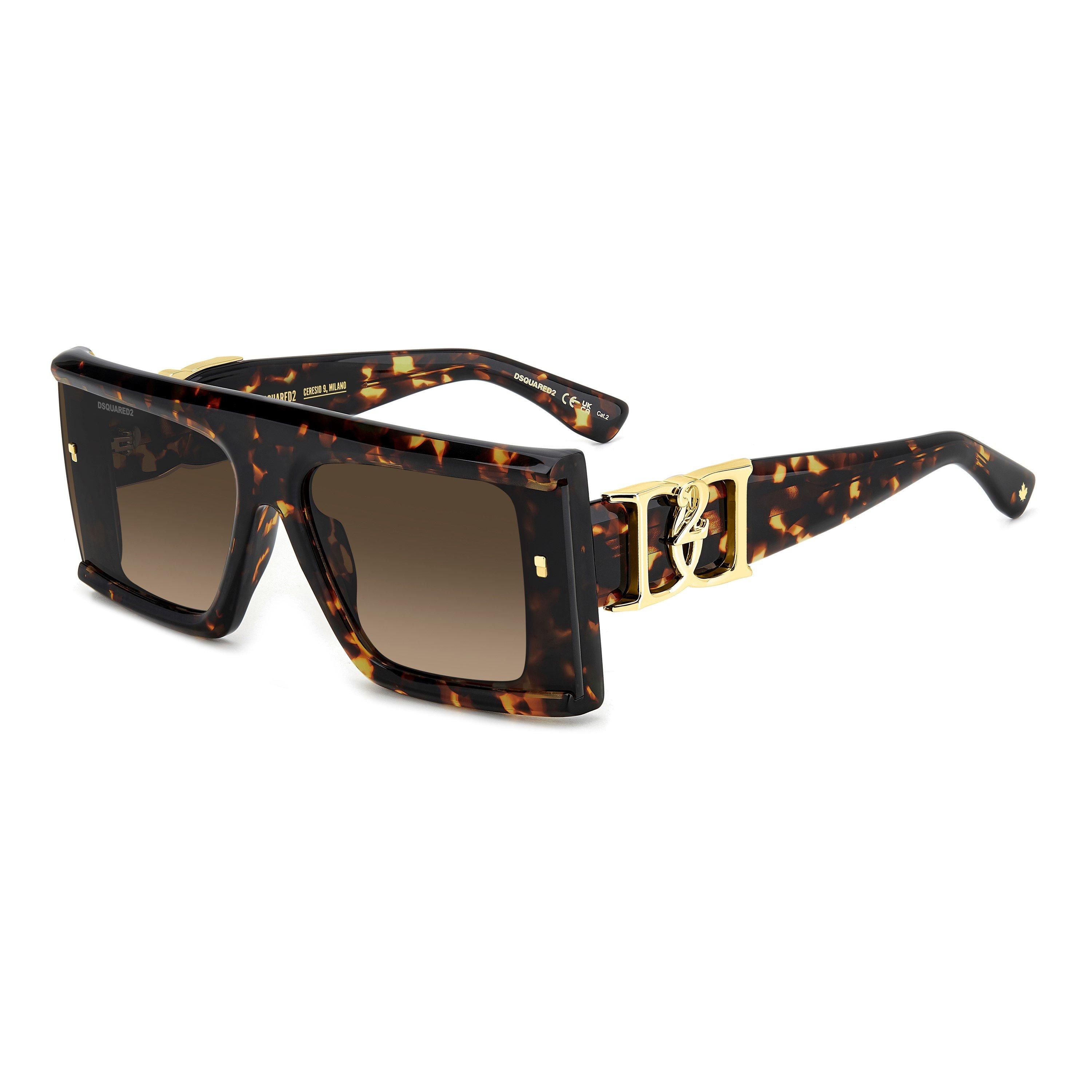 Havana - DSquared2 - Women's Rec Flat Top Sunglasses - 1