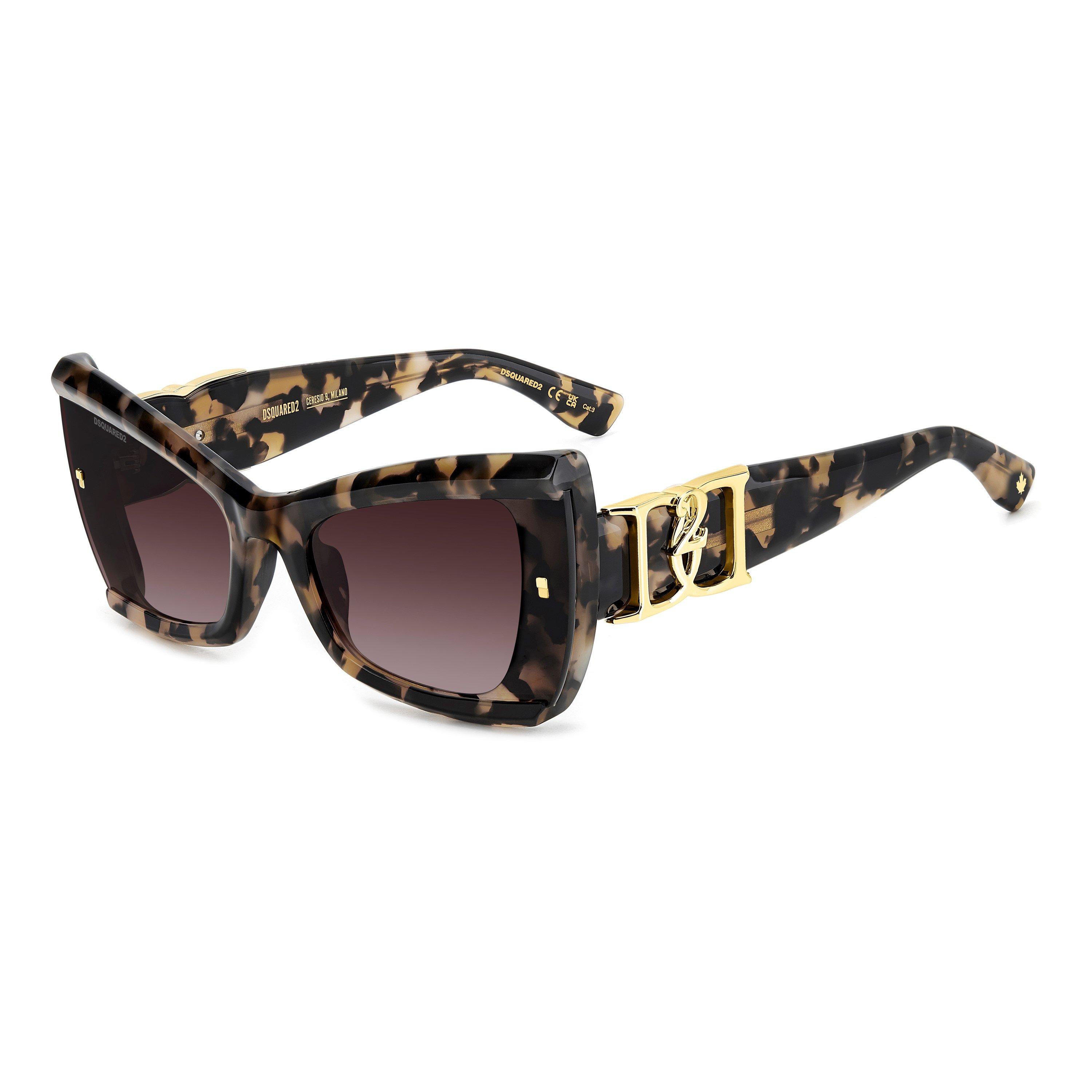 Havana - DSquared2 - Women's Butterfly Round Sunglasses - 1