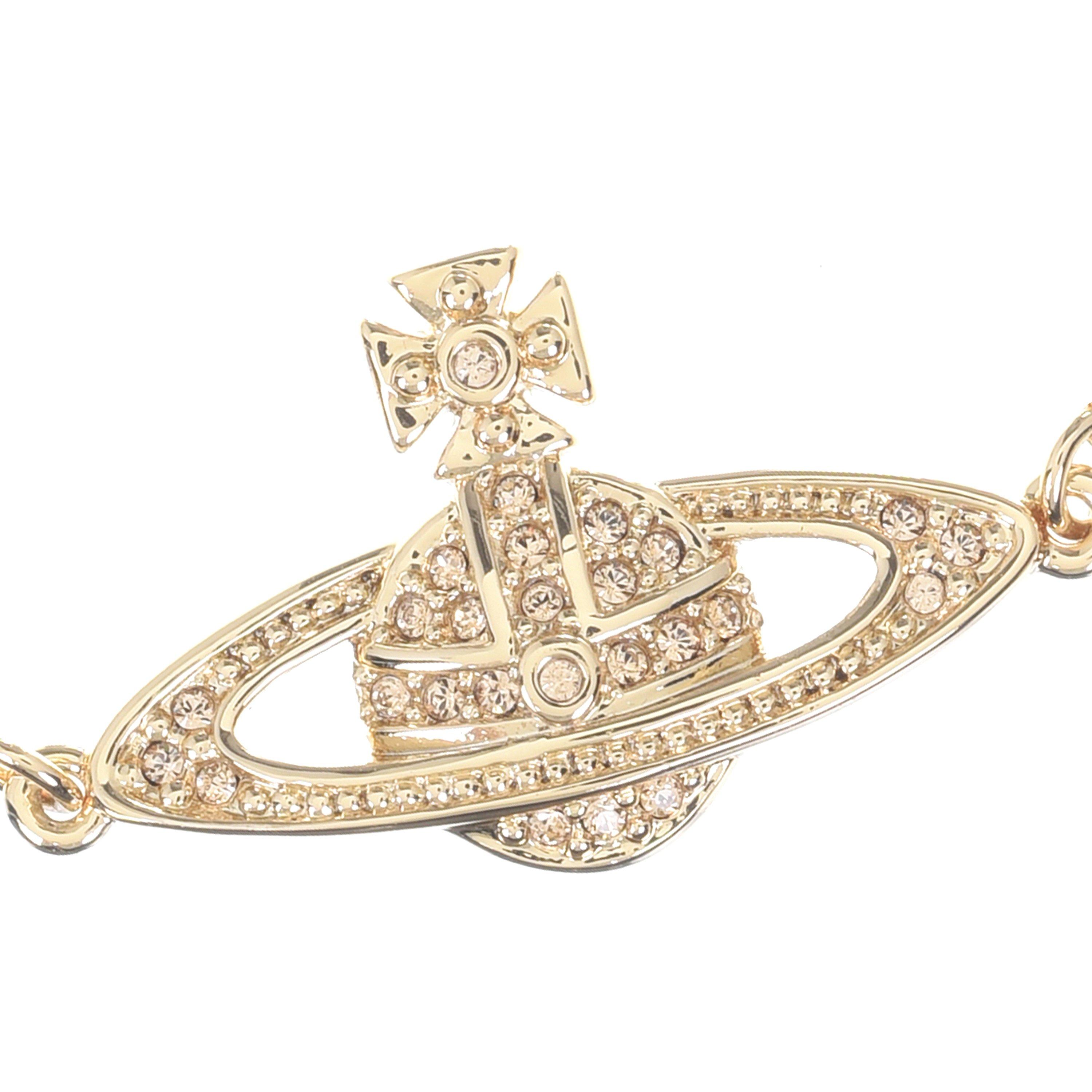 Gold R121 - Vivienne Westwood - Mini Relief Orb Bracelet - 2