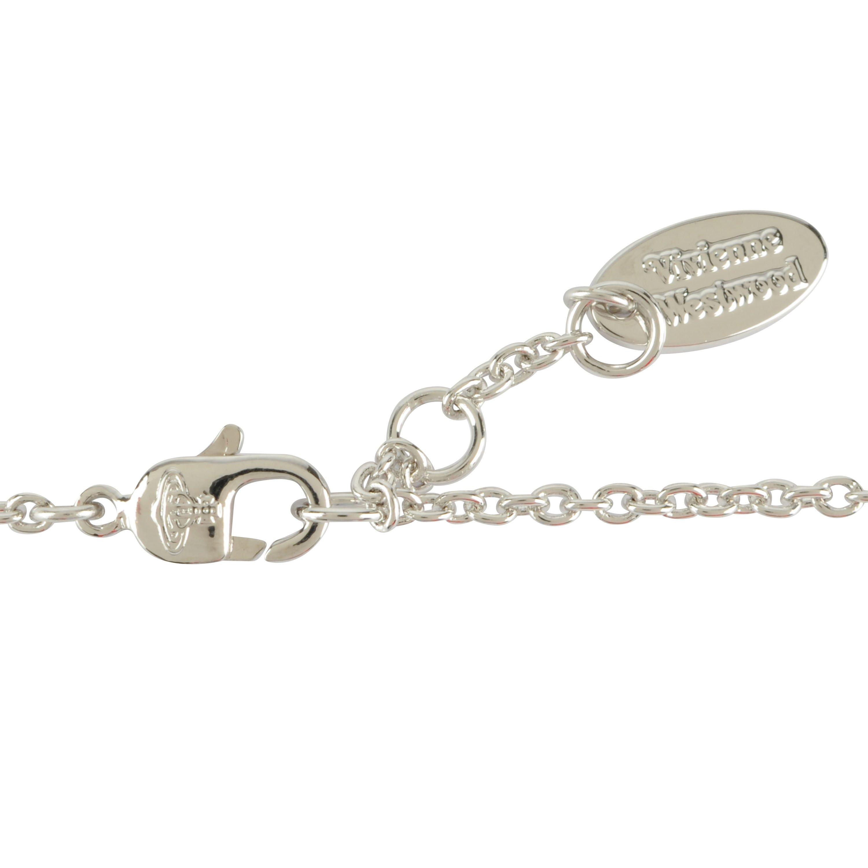 Plat/Cyrst P116 - Vivienne Westwood - Mini Relief Orb Bracelet - 3
