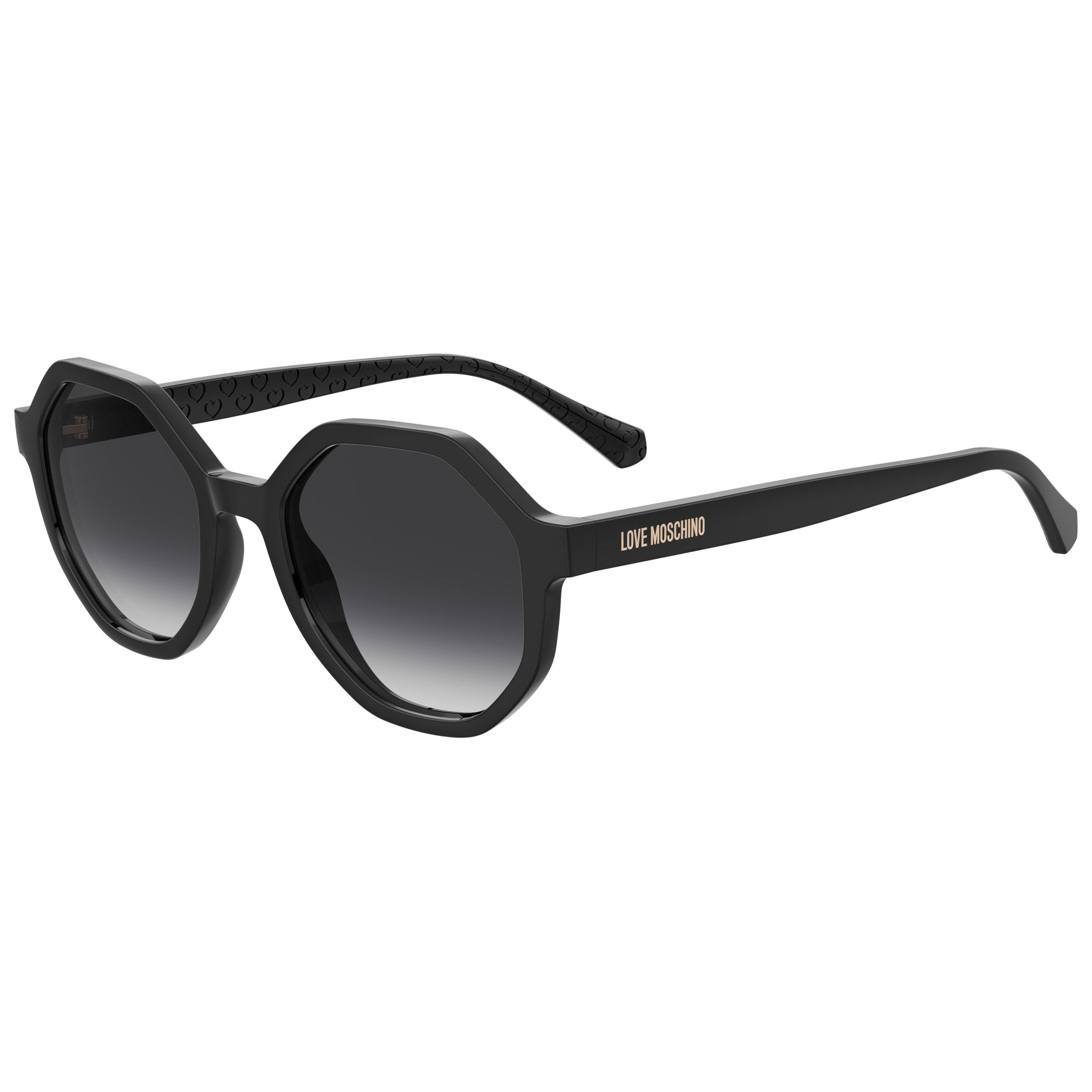 Moschino Women's Round Sunglasses - Black - Size 52 cm