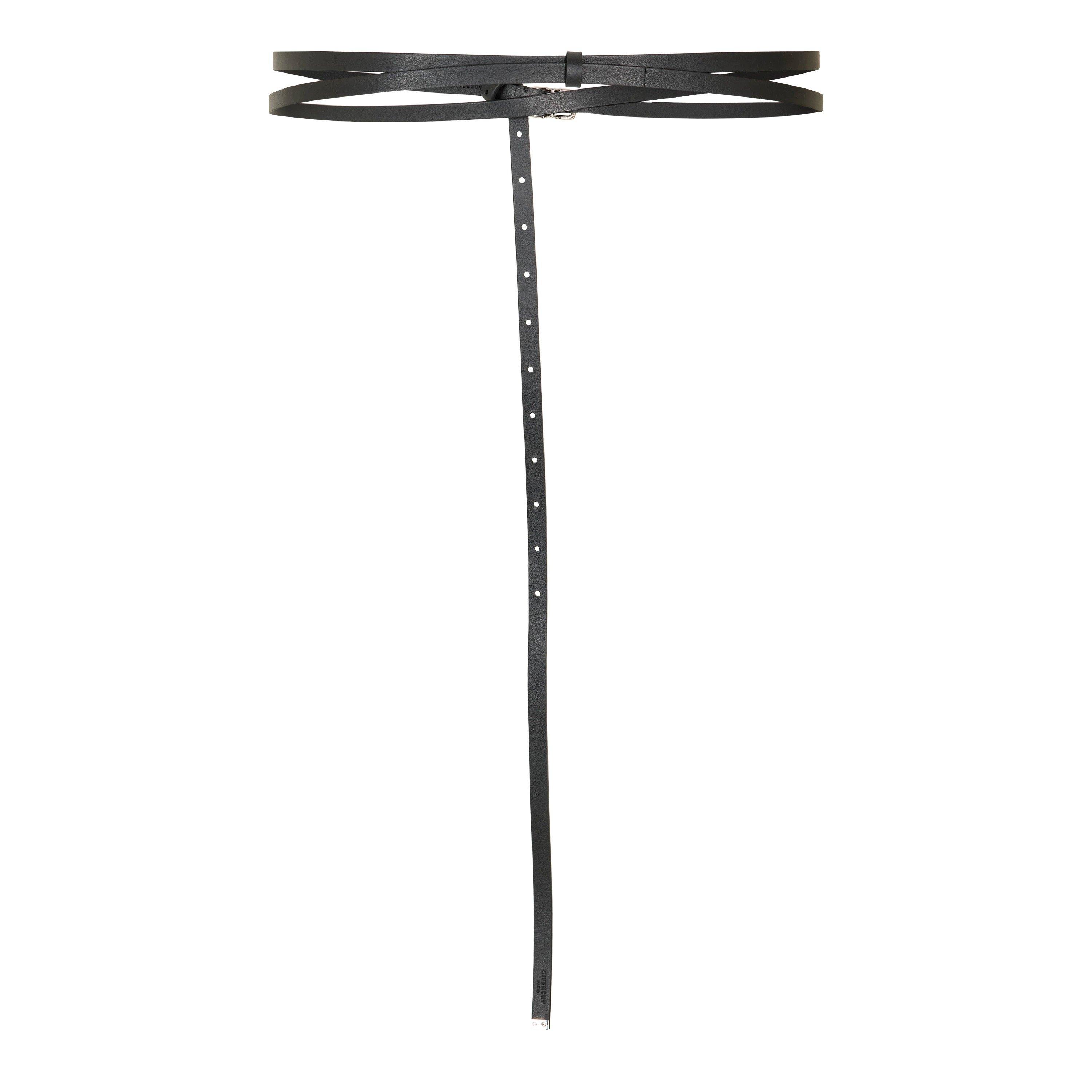 Black - GIVENCHY - Women's Leather Belt - 2