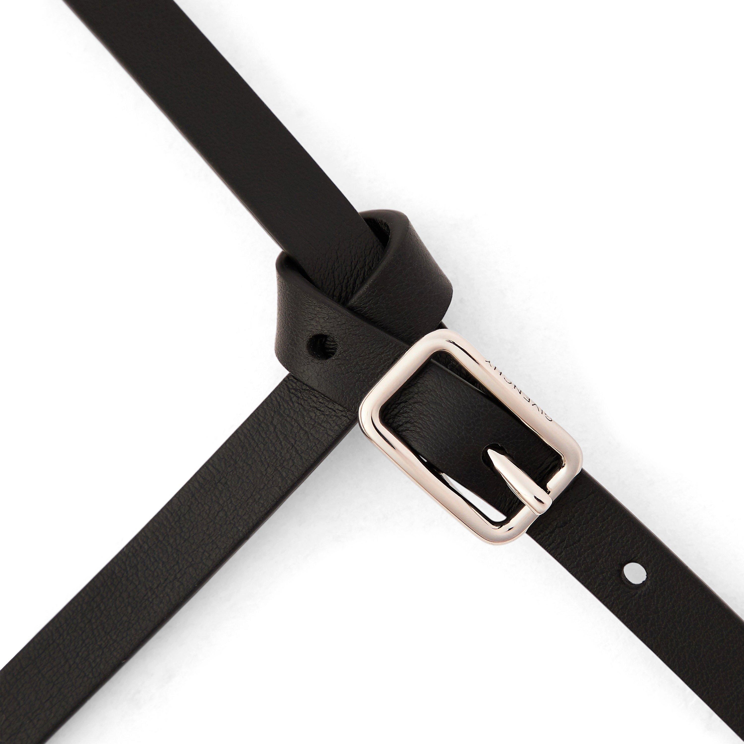 Black - GIVENCHY - Women's Leather Belt - 3