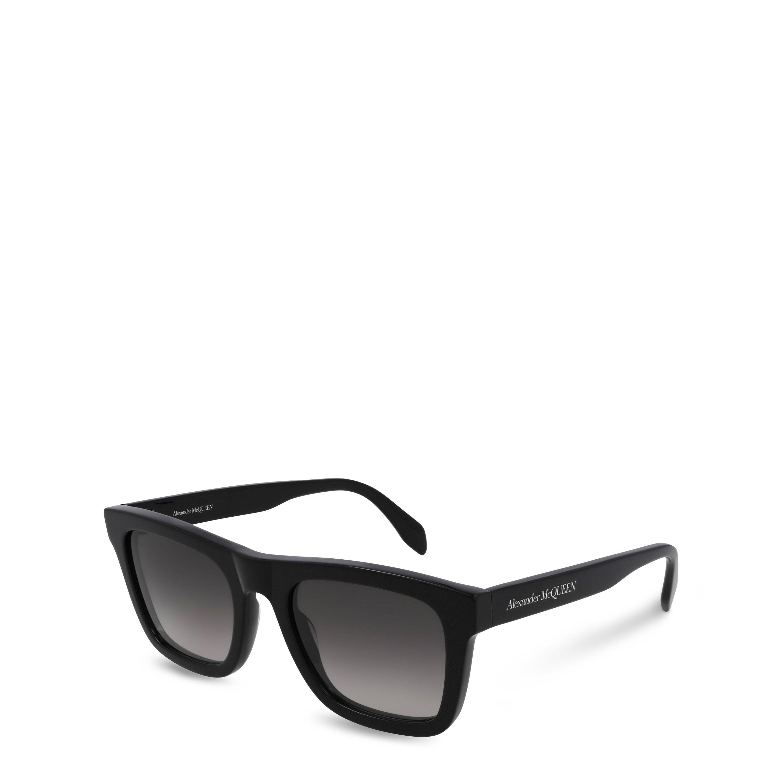 Black - Alexander McQueen - Square Logo Sunglasses - 1