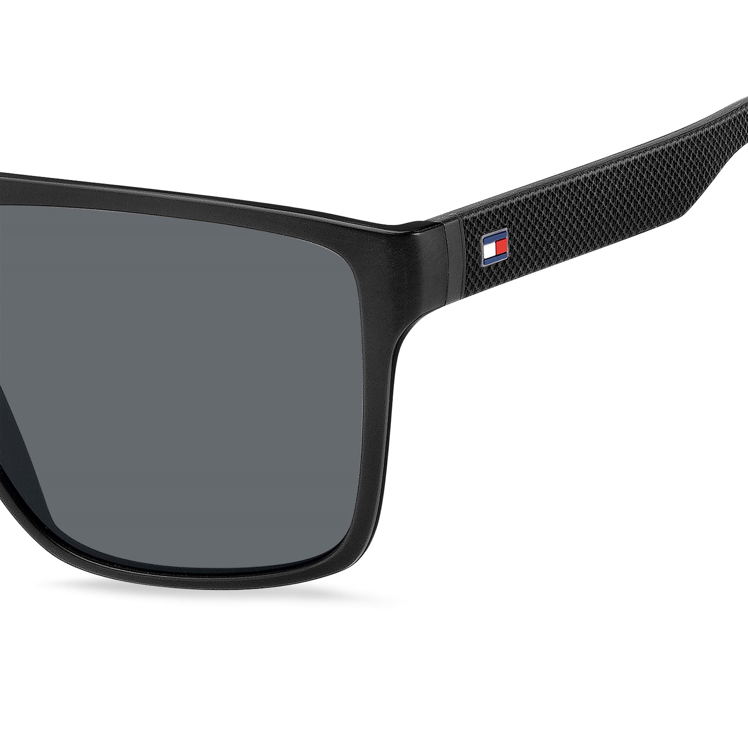 Matte Black - Tommy Hilfiger - Men's Round Sunglasses - 3