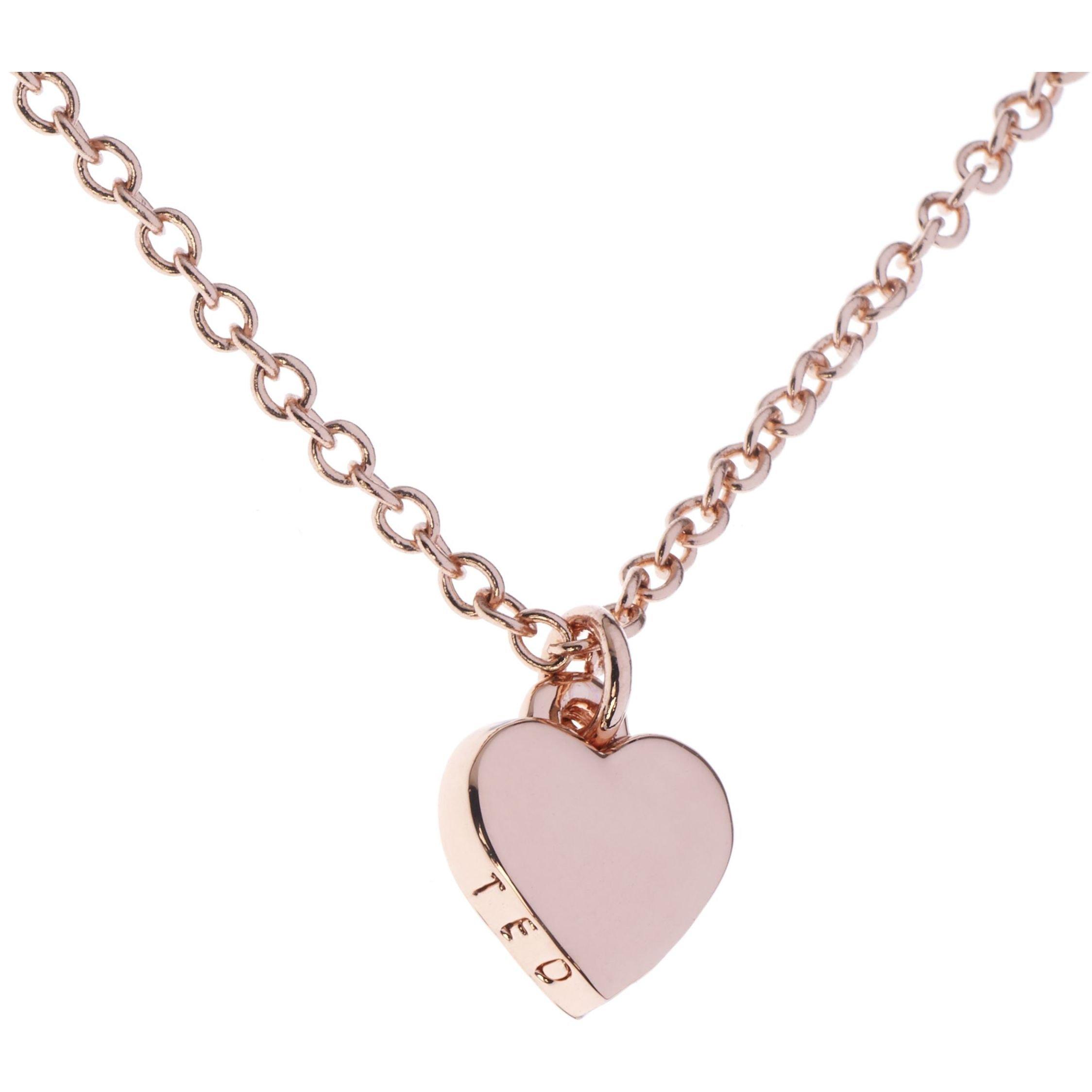 Rose Gold* - Ted Baker - Hara Heart Pendant Necklace - 3