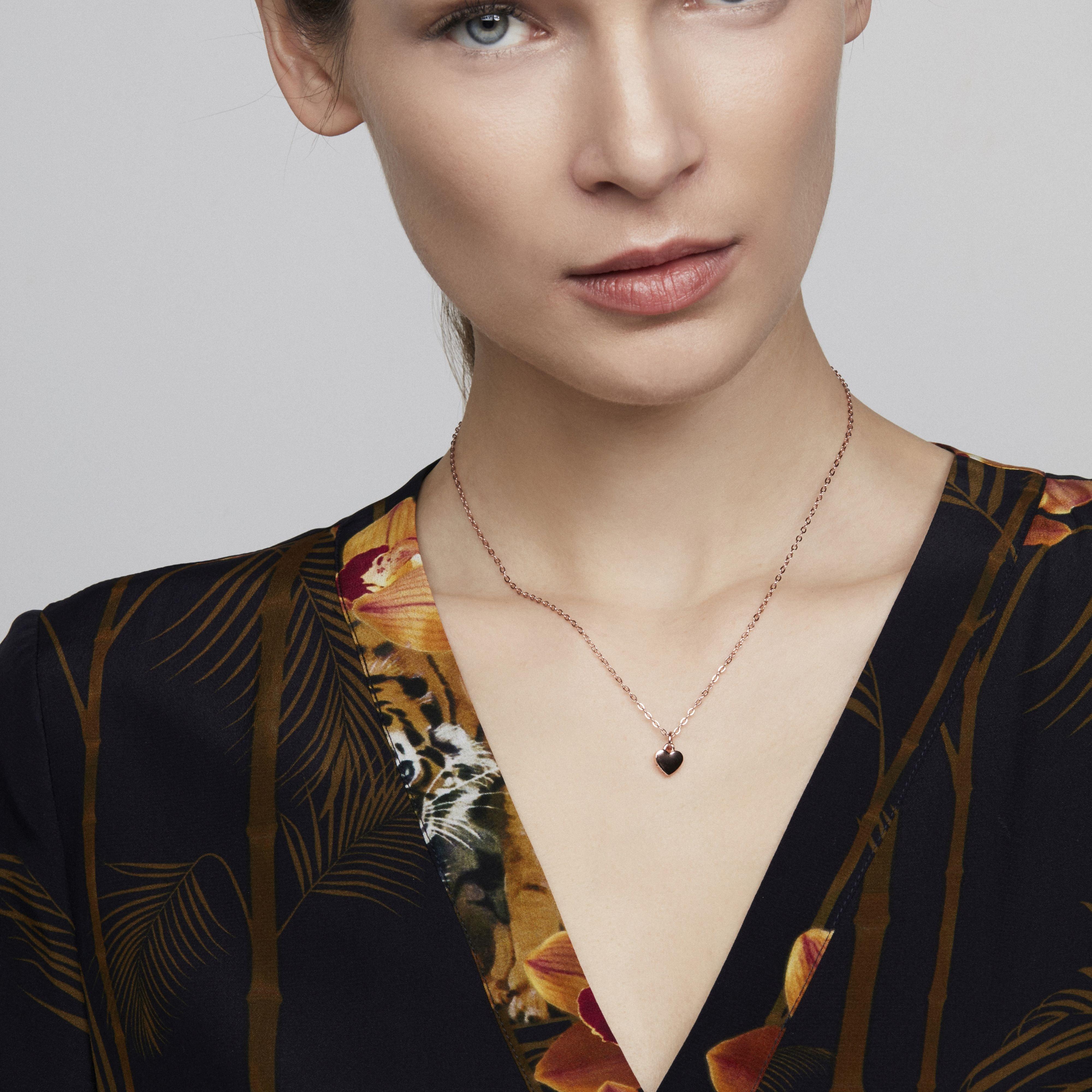 Rose Gold* - Ted Baker - Hara Heart Pendant Necklace - 5